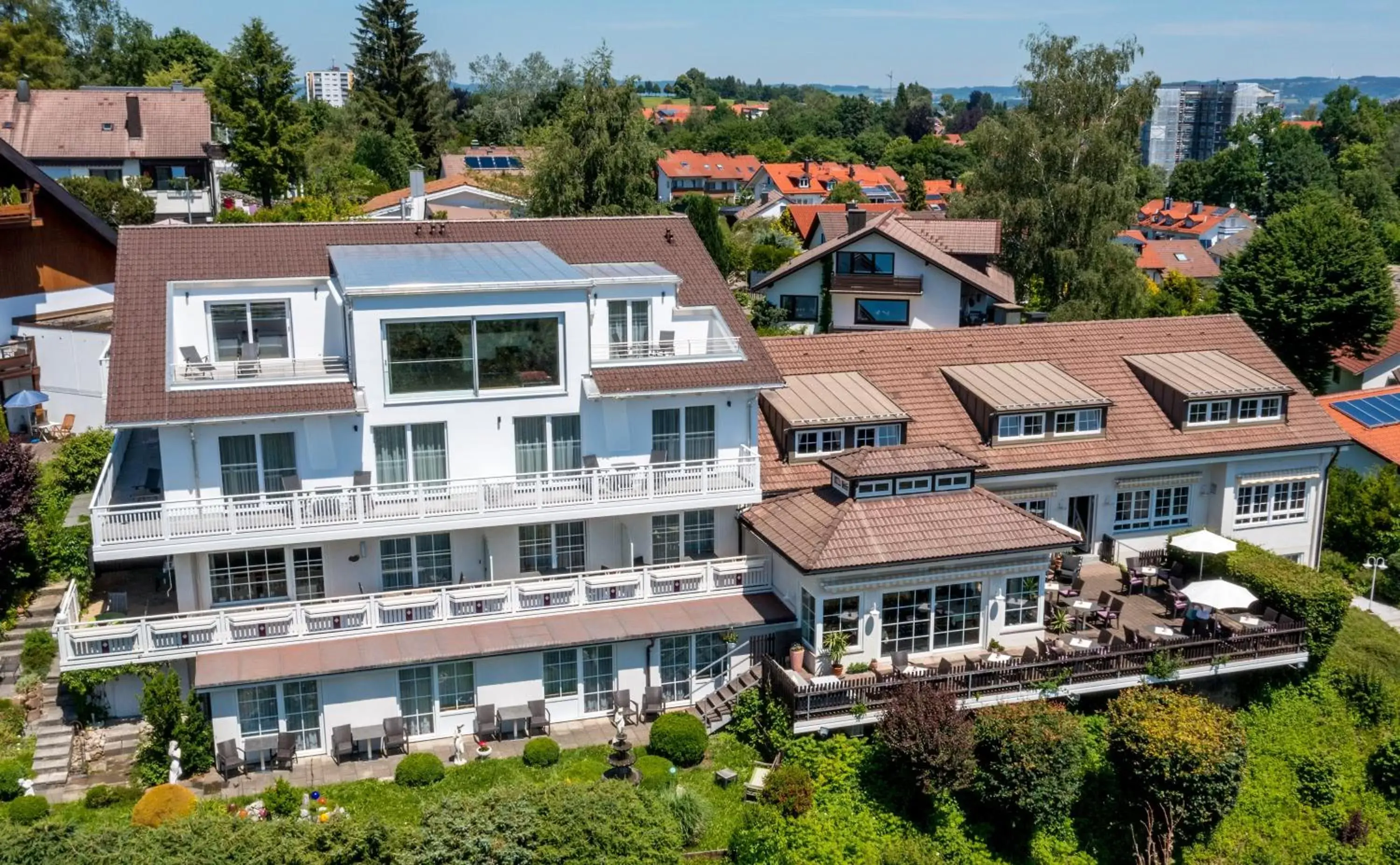 Property building, Bird's-eye View in Hotel Sonnenhang