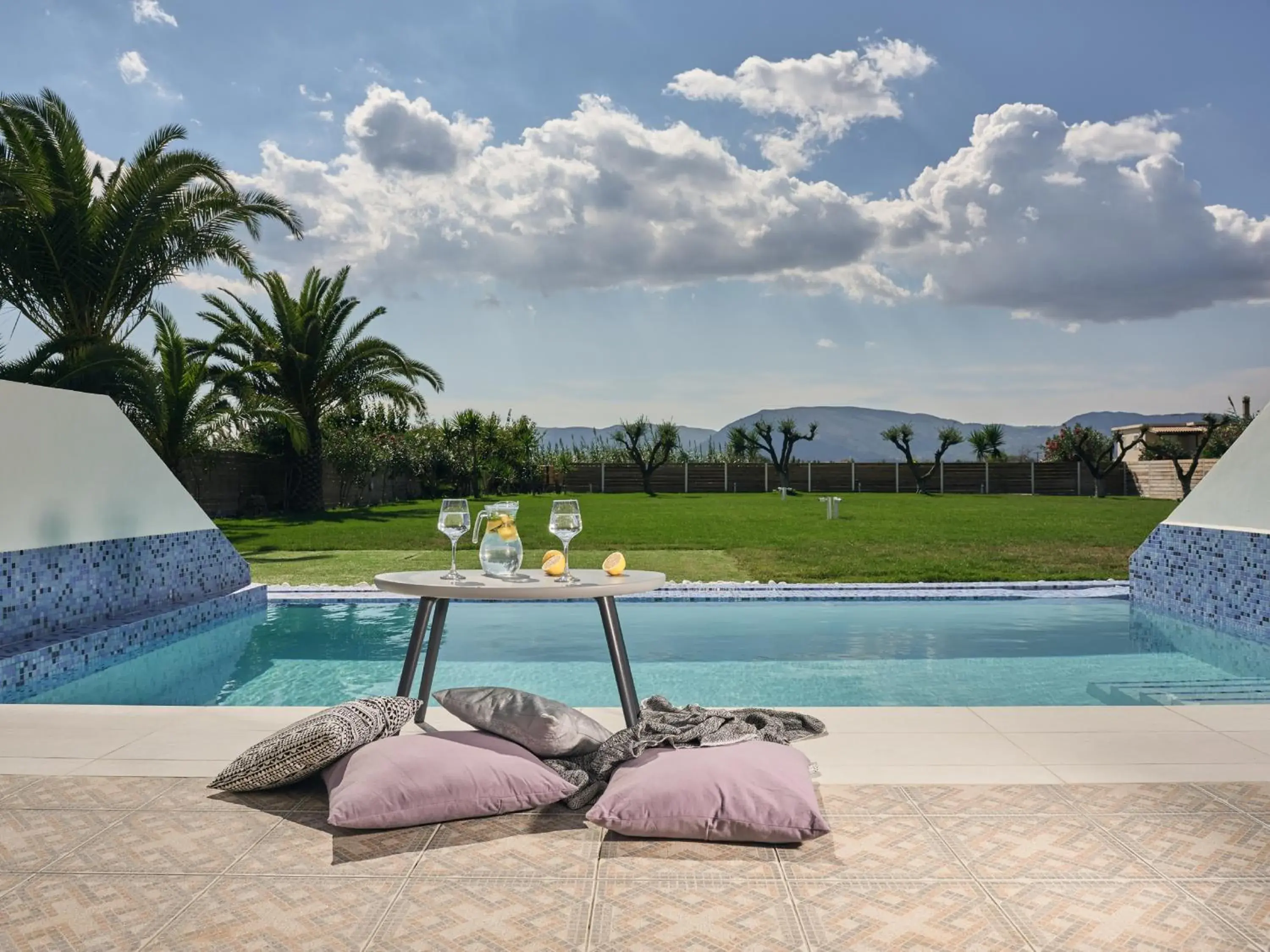 Patio, Swimming Pool in Meandros Boutique & Spa Hotel