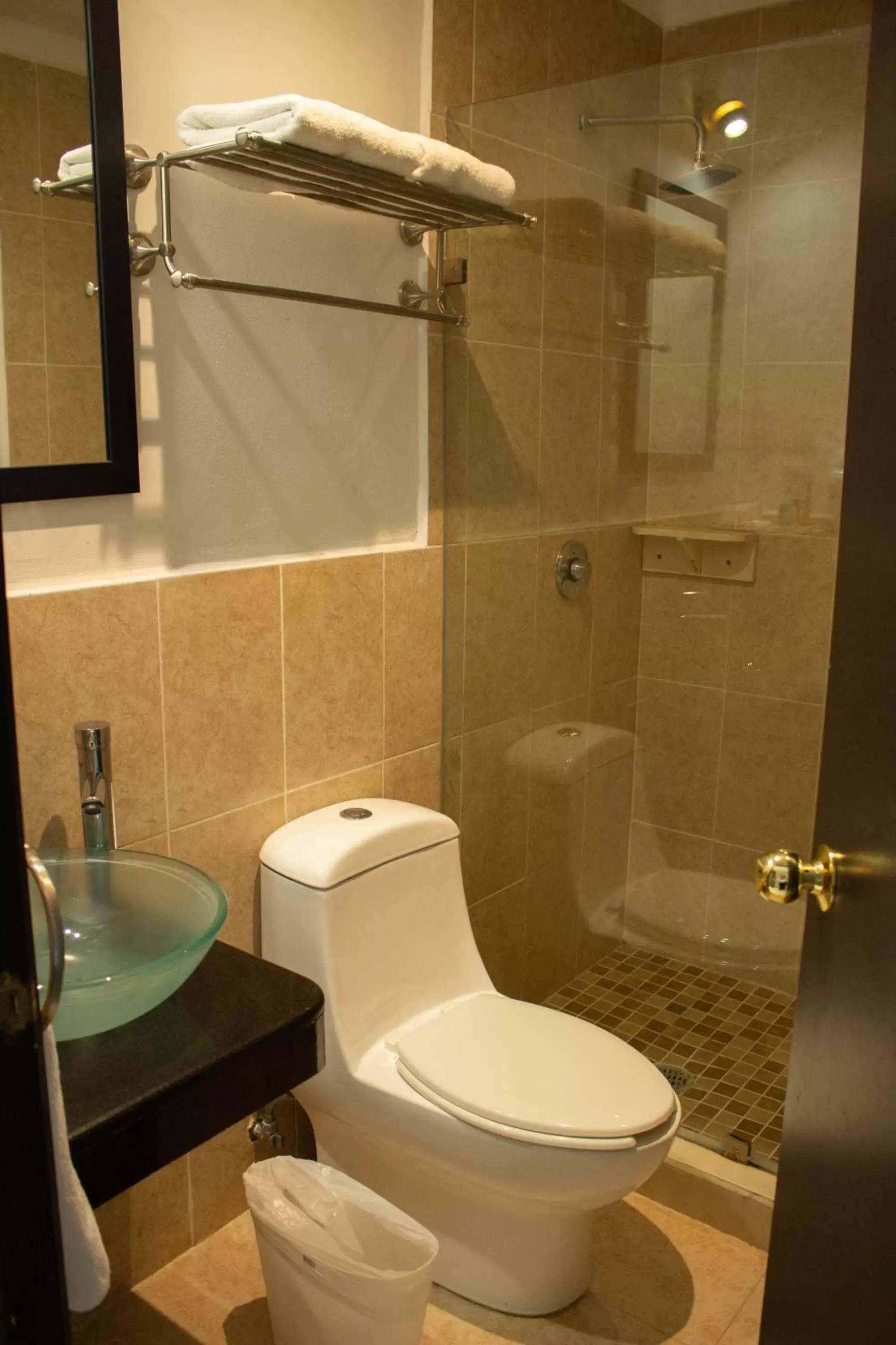 Toilet, Bathroom in Hotel Palacio Maya