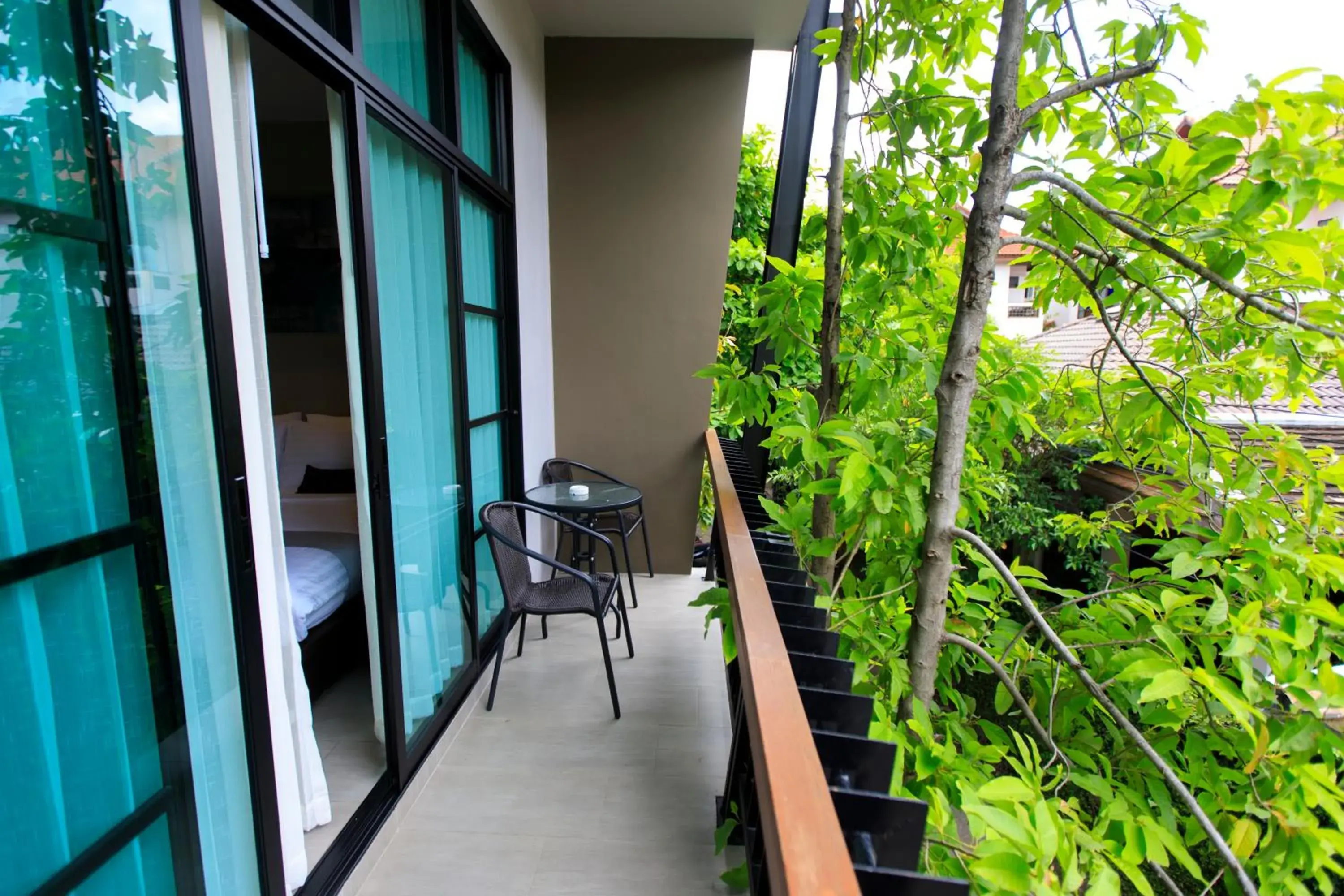 Balcony/Terrace in Wealth Boutique Hotel Chiang Mai