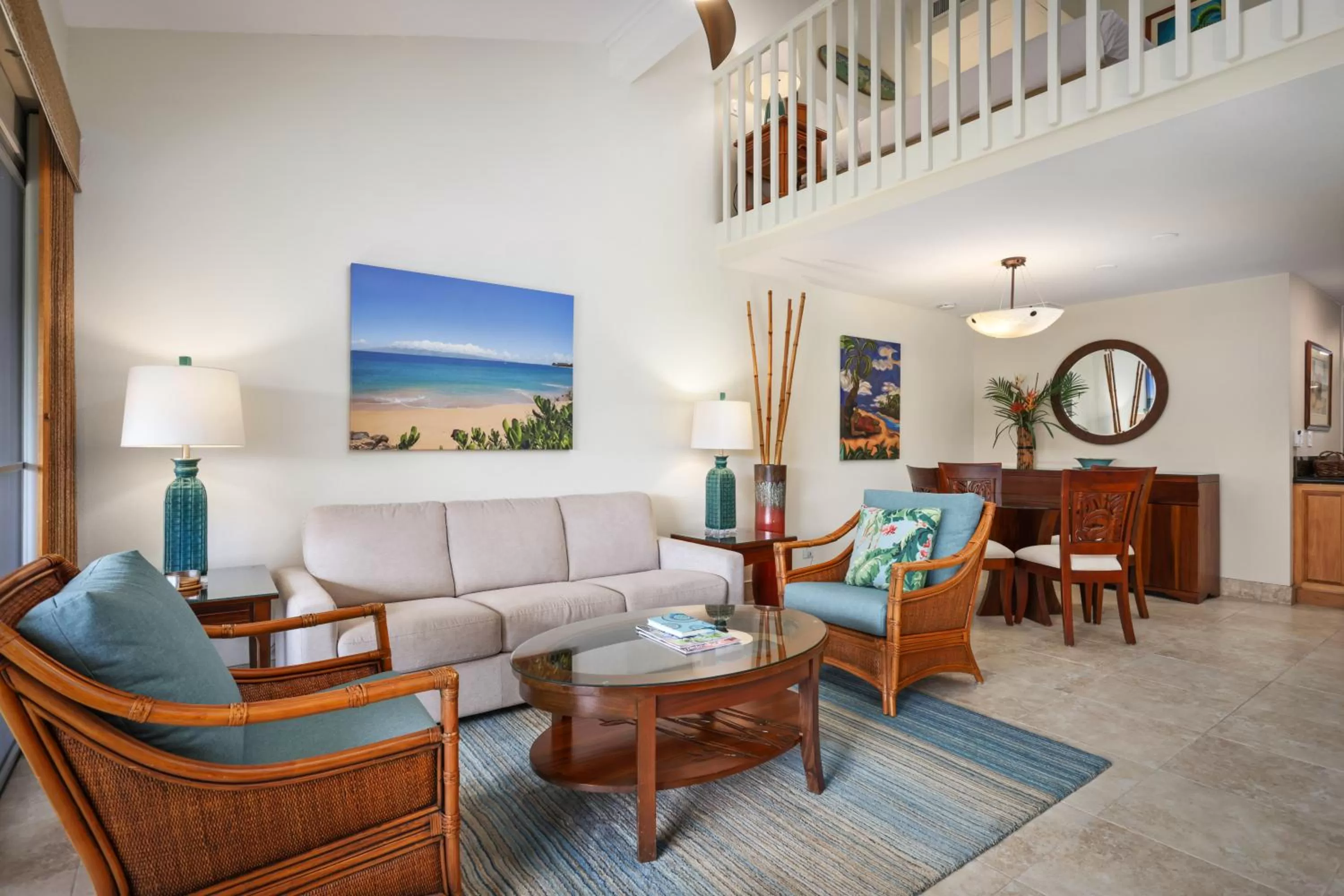 Living room, Seating Area in Aston Maui Kaanapali Villas