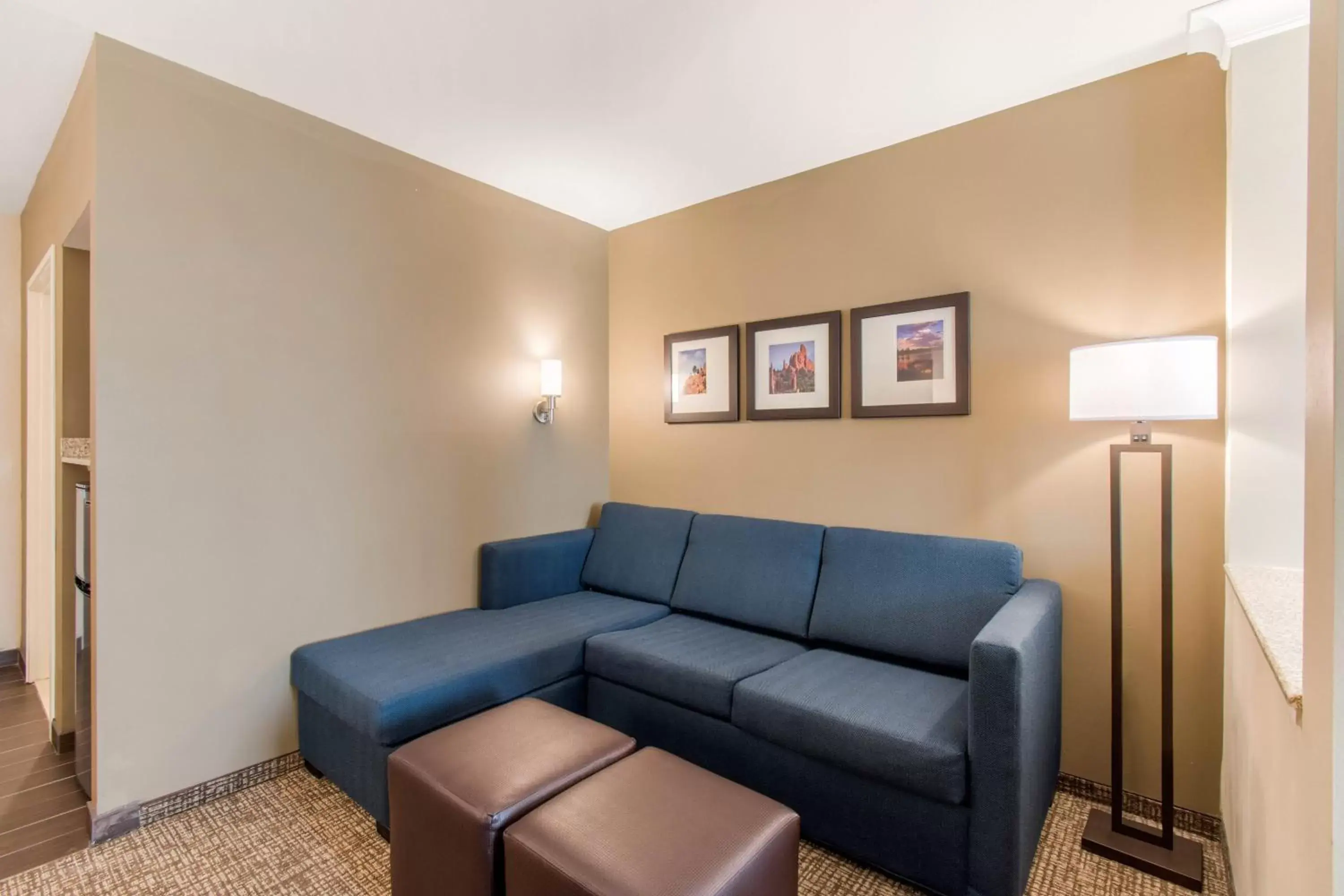 Living room, Seating Area in Comfort Suites Denver near Anschutz Medical Campus