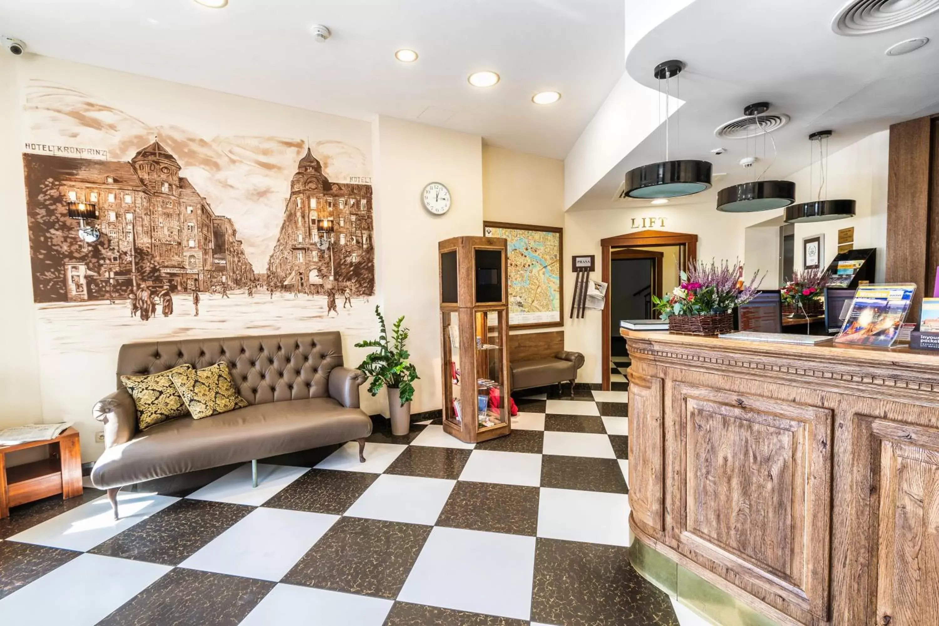 Lobby or reception in Hotel Piast Wrocław Centrum Lobby or reception in Hotel Piast Wrocław Centrum