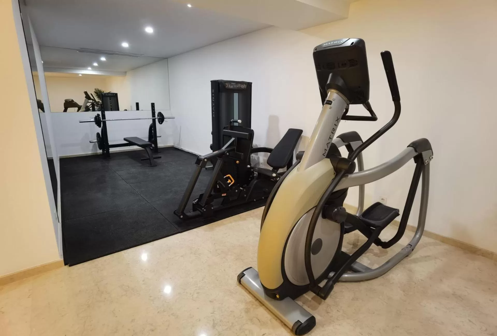 Fitness centre/facilities in Castelo Hotel