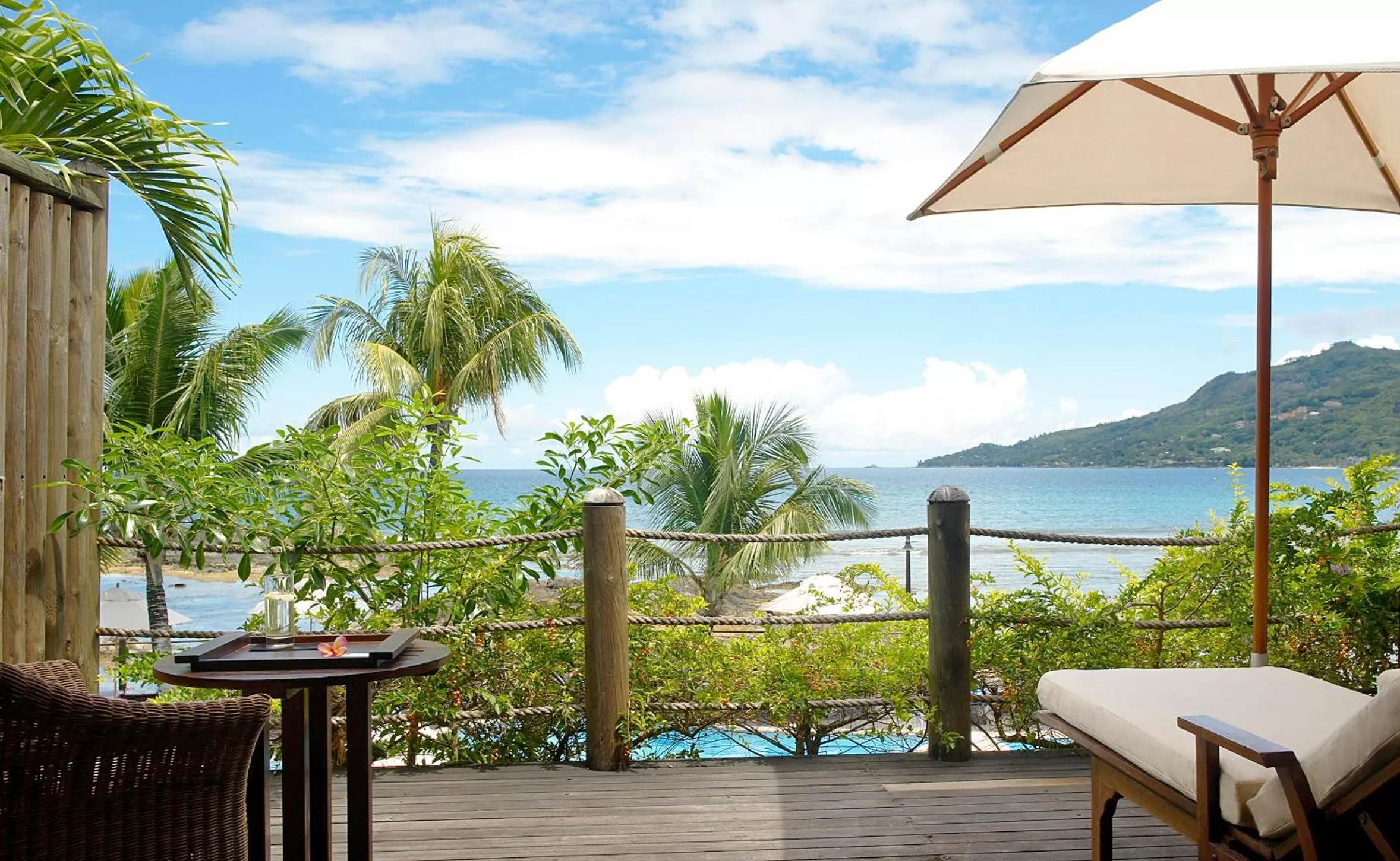Patio in Fisherman's Cove Resort - closed for complete renovation - Visit our sister property STORY Seychelles for your stay
