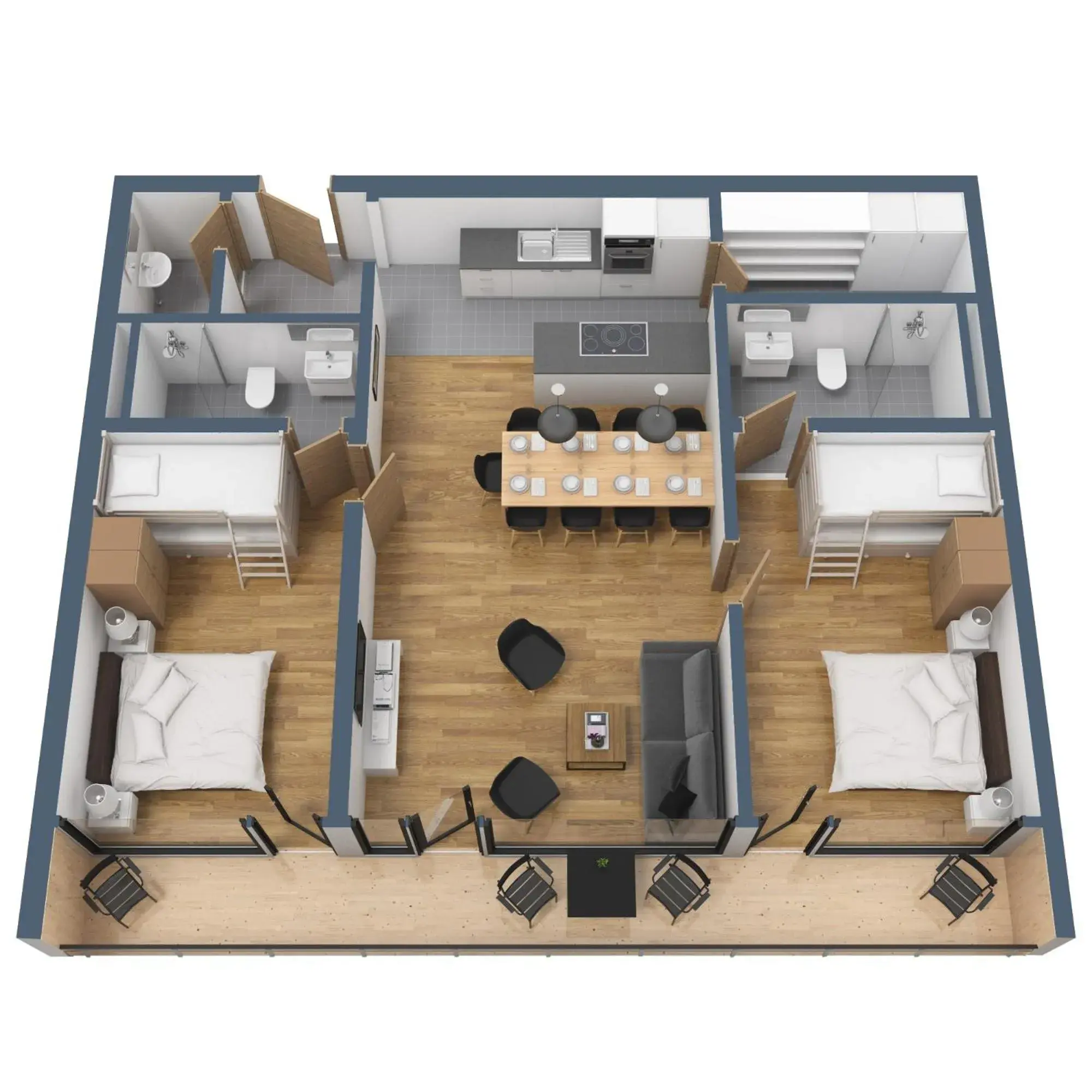 Property building, Floor Plan in Schonblick