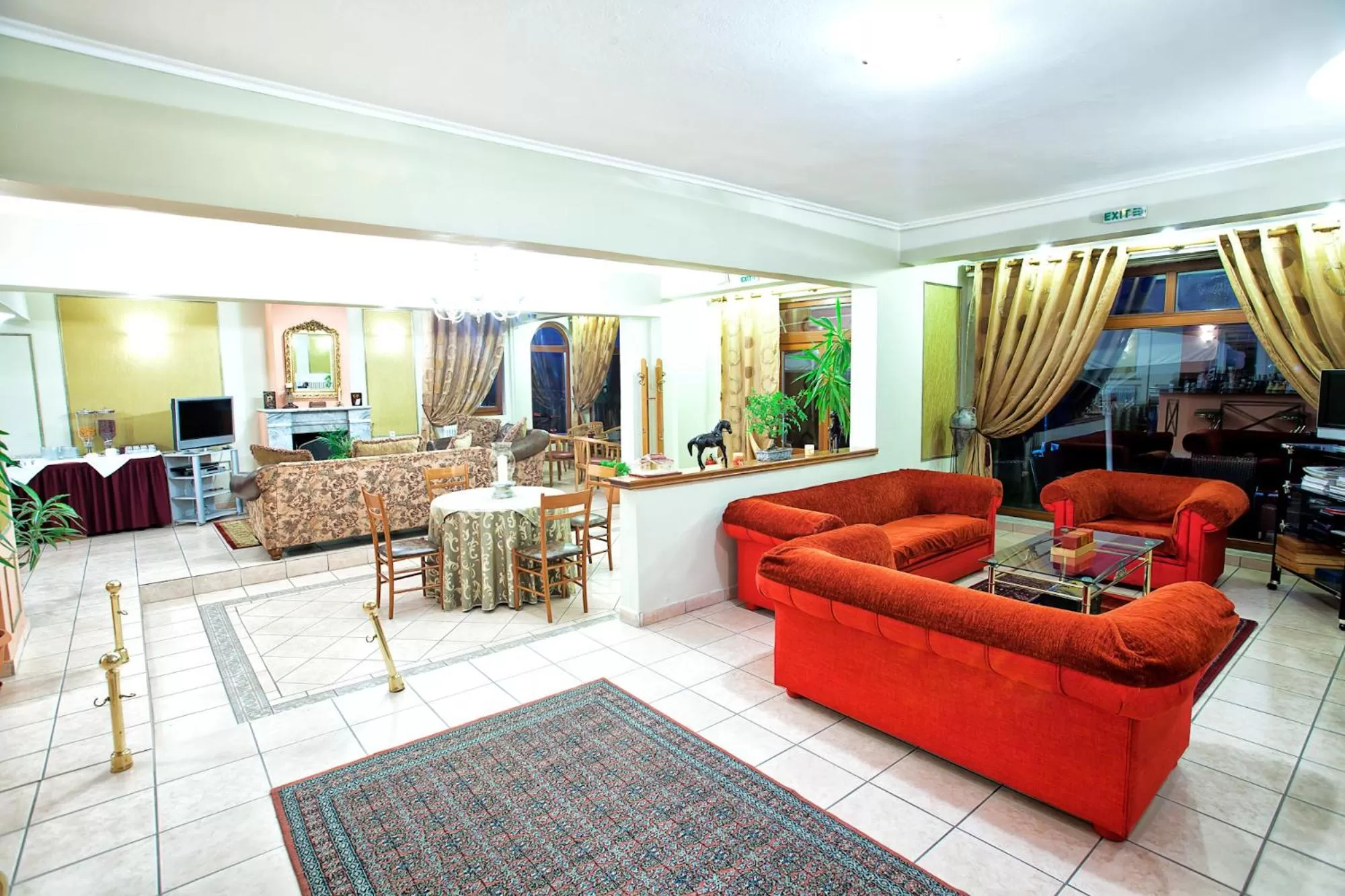 Lounge or bar in Anastassiou Hotel - Bike and motorcycle friendly hotel