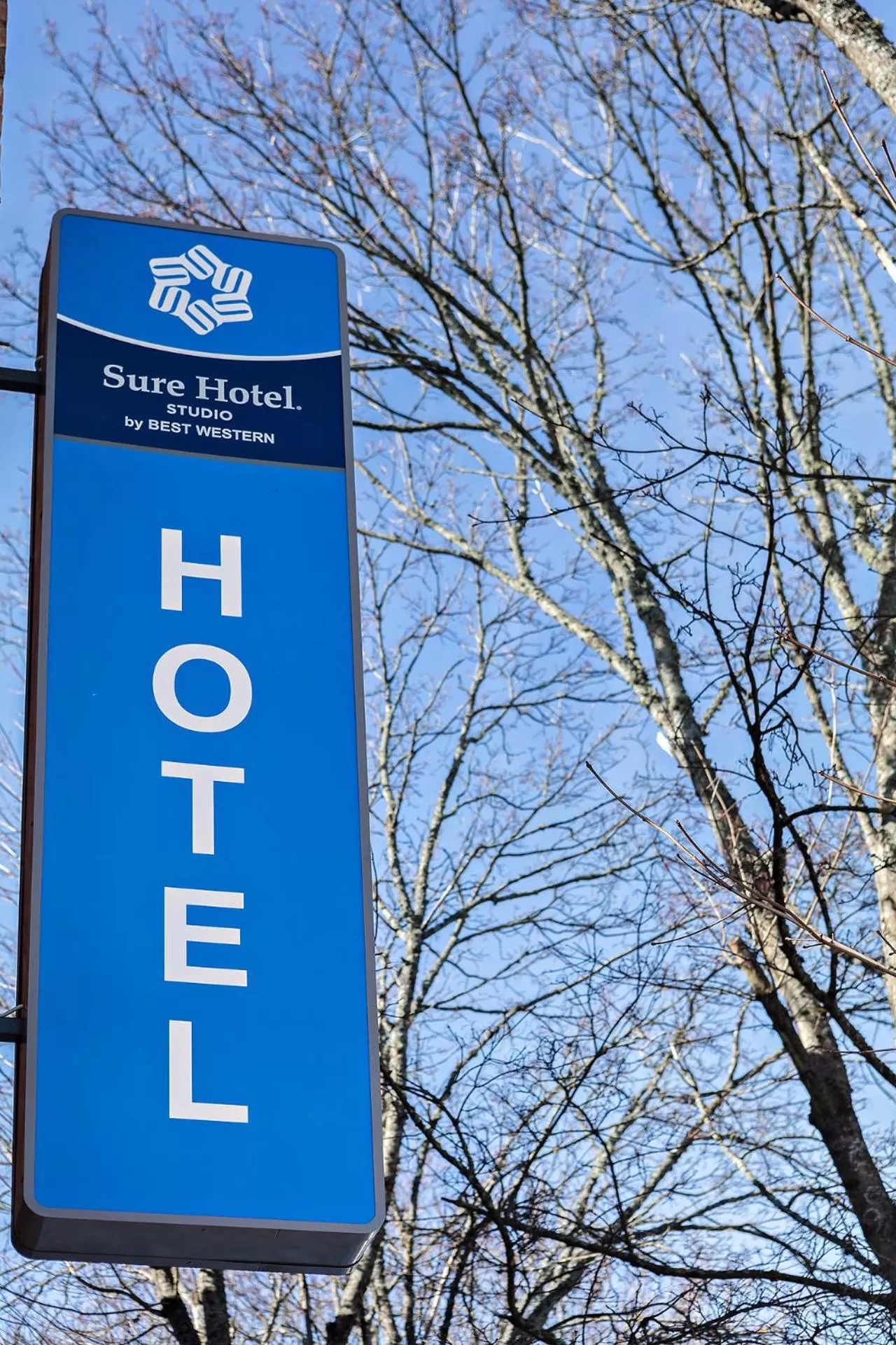 Property logo or sign in Sure Hotel Studio by Best Western Bromma