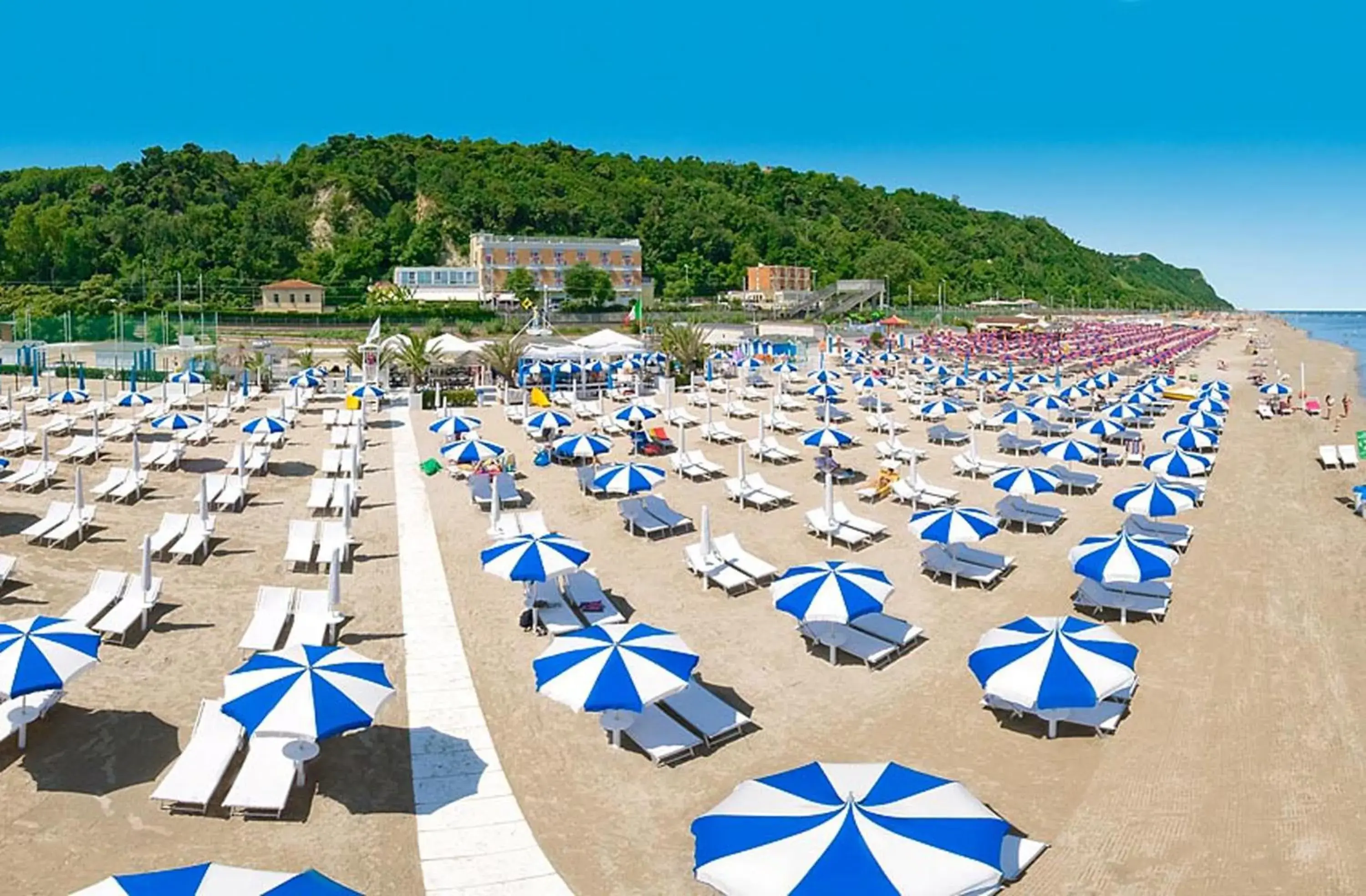 Summer, Beach in Hotel Ristorante Miramare