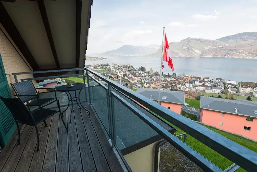 Balcony/Terrace in Hotel Roggerli