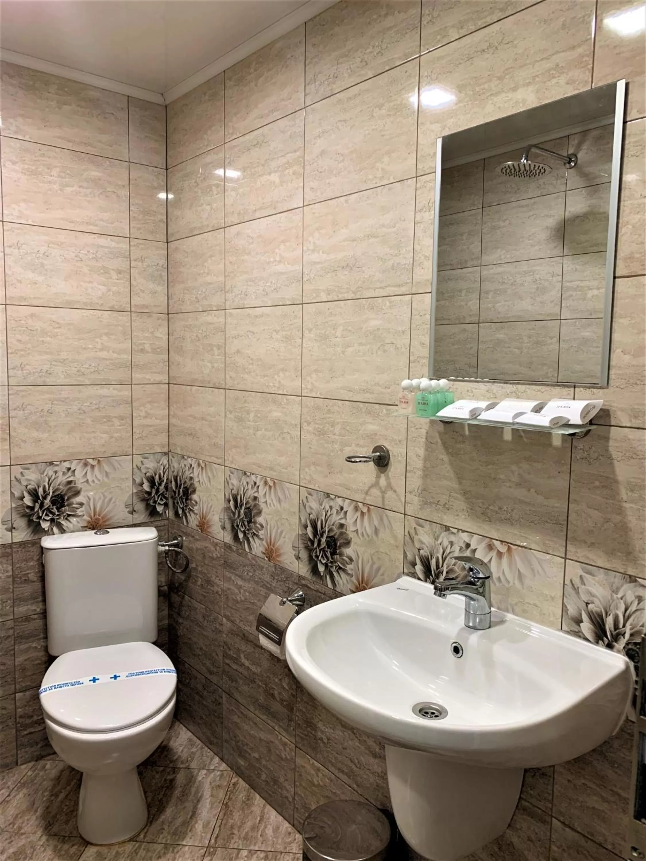 Bathroom in Hotel Trayana