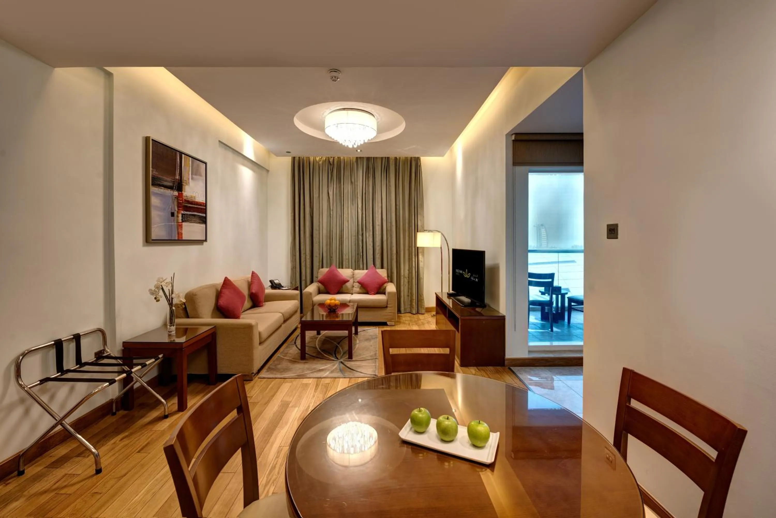 Living room in Rose Park Hotel - Al Barsha, Opposite Metro Station