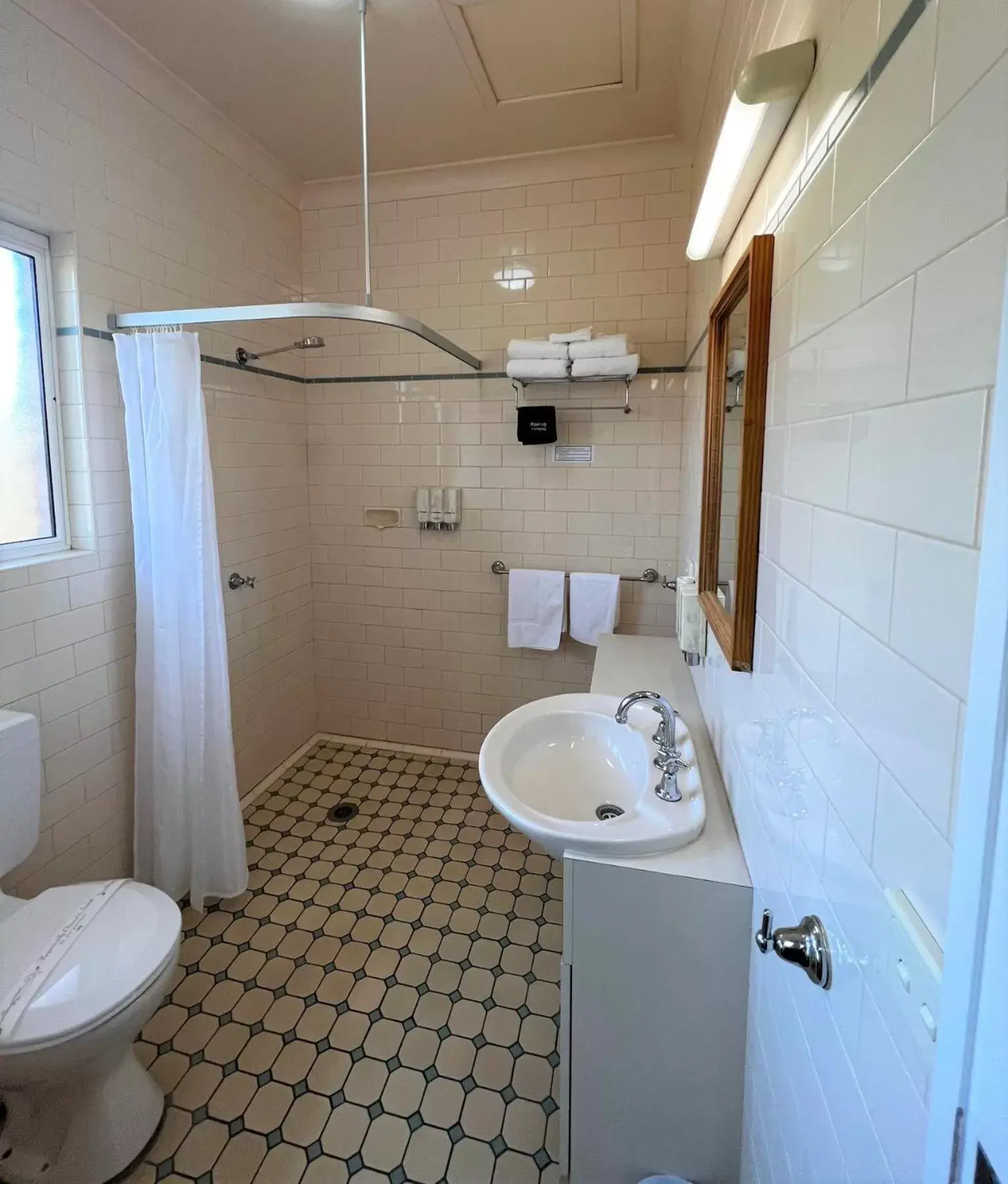 Shower, Bathroom in Tumbarumba Motel & Elms Restaurant
