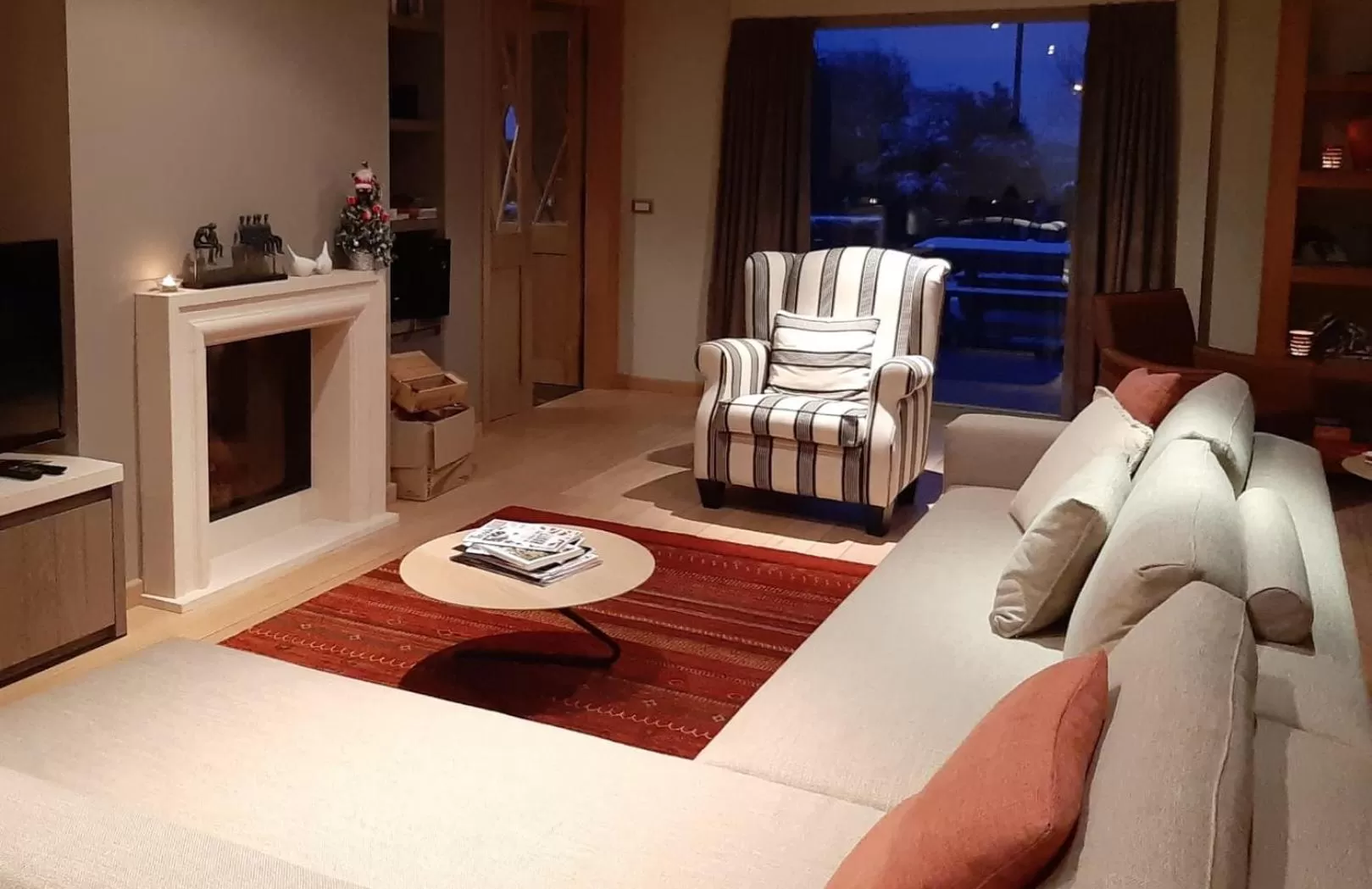 Living room, Seating Area in B&B De Hemelse Polder