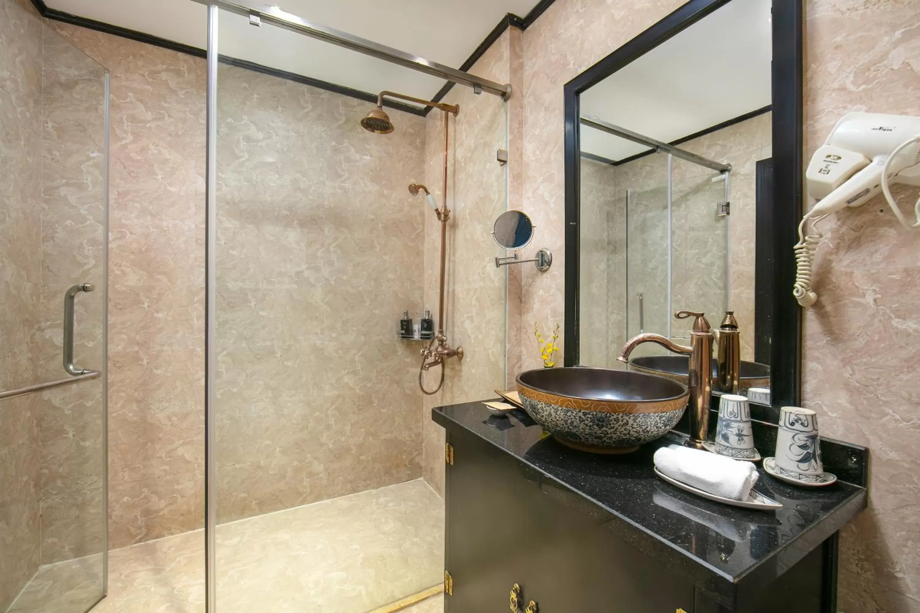 Bathroom in Lavender Central Hotel & Spa Hanoi Bathroom in Lavender Central Hotel & Spa Hanoi