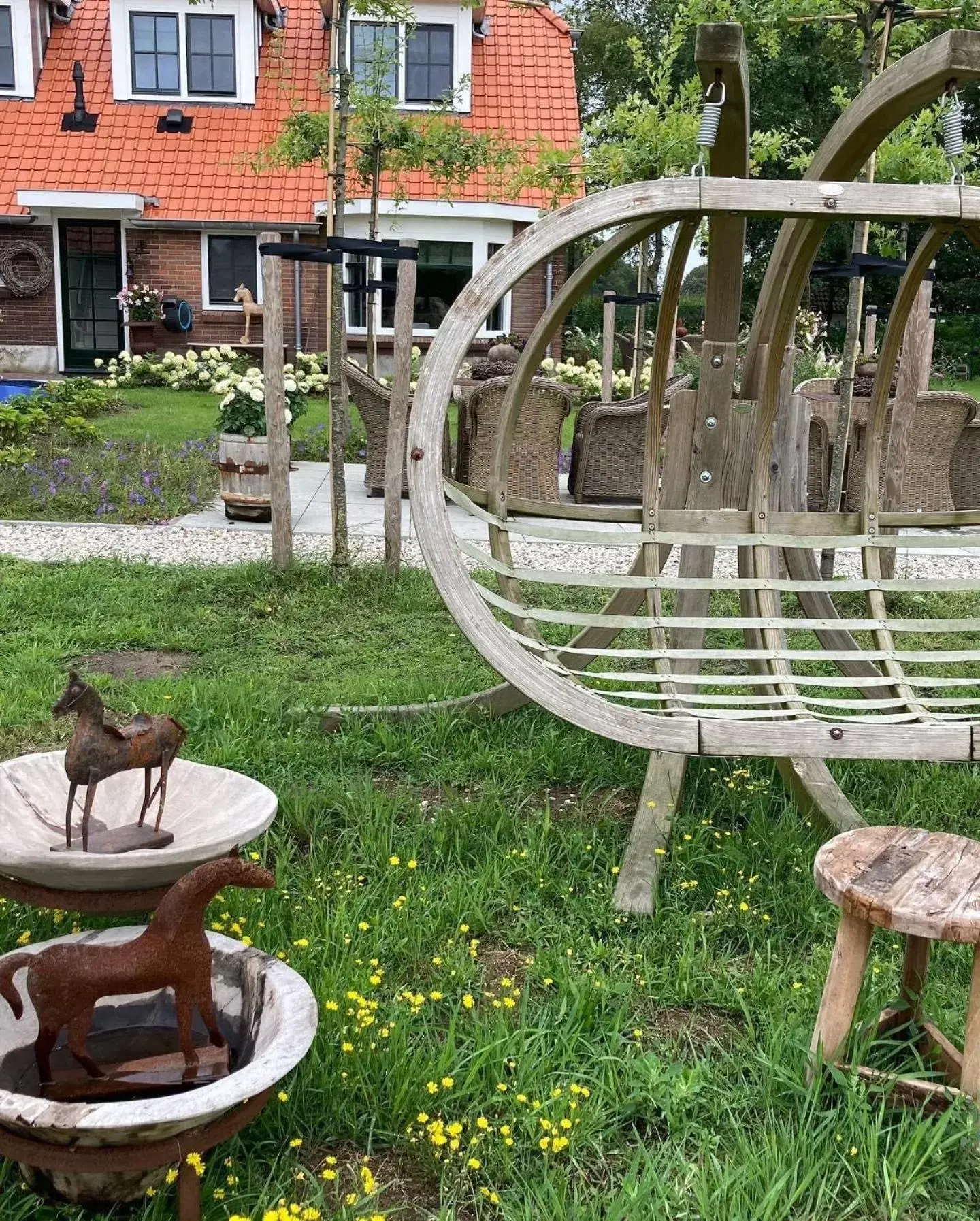 Garden in Bed & Breakfast Hoeve Happiness