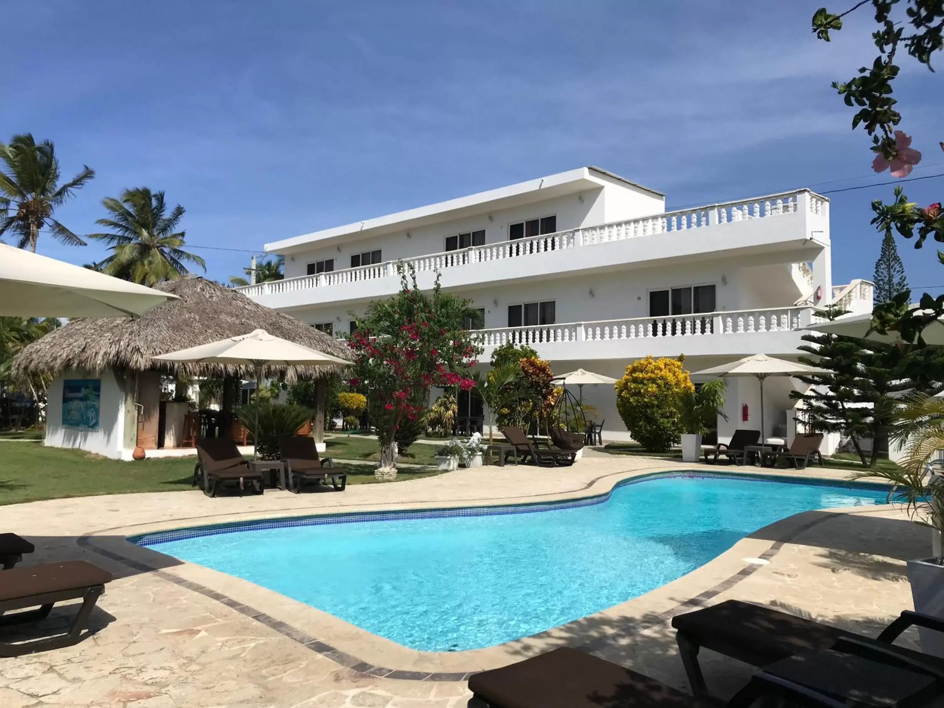 Pool view, Property Building in Diamond Hotel Cabarete