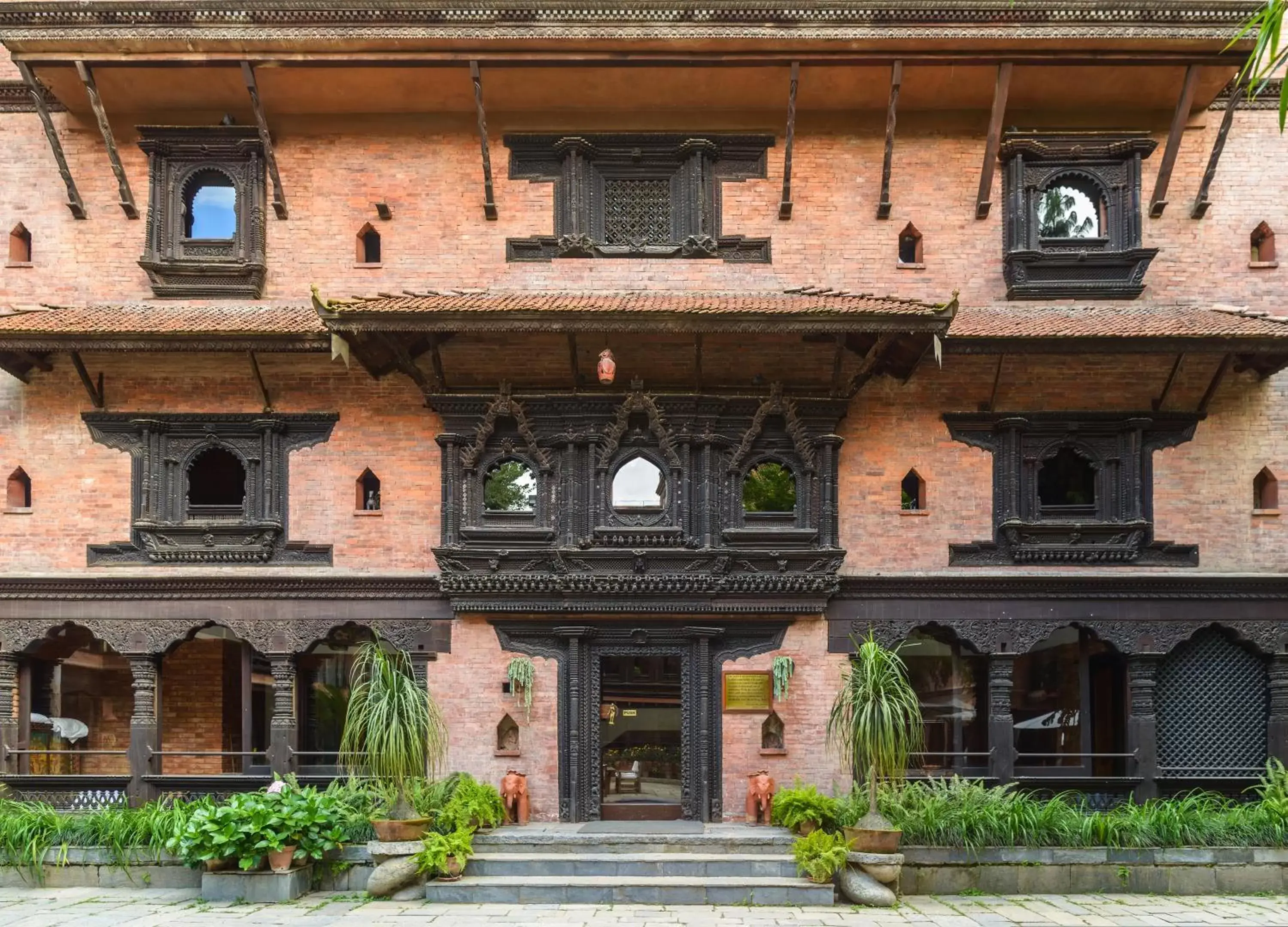 Facade/entrance, Property Building in The Dwarika's Hotel