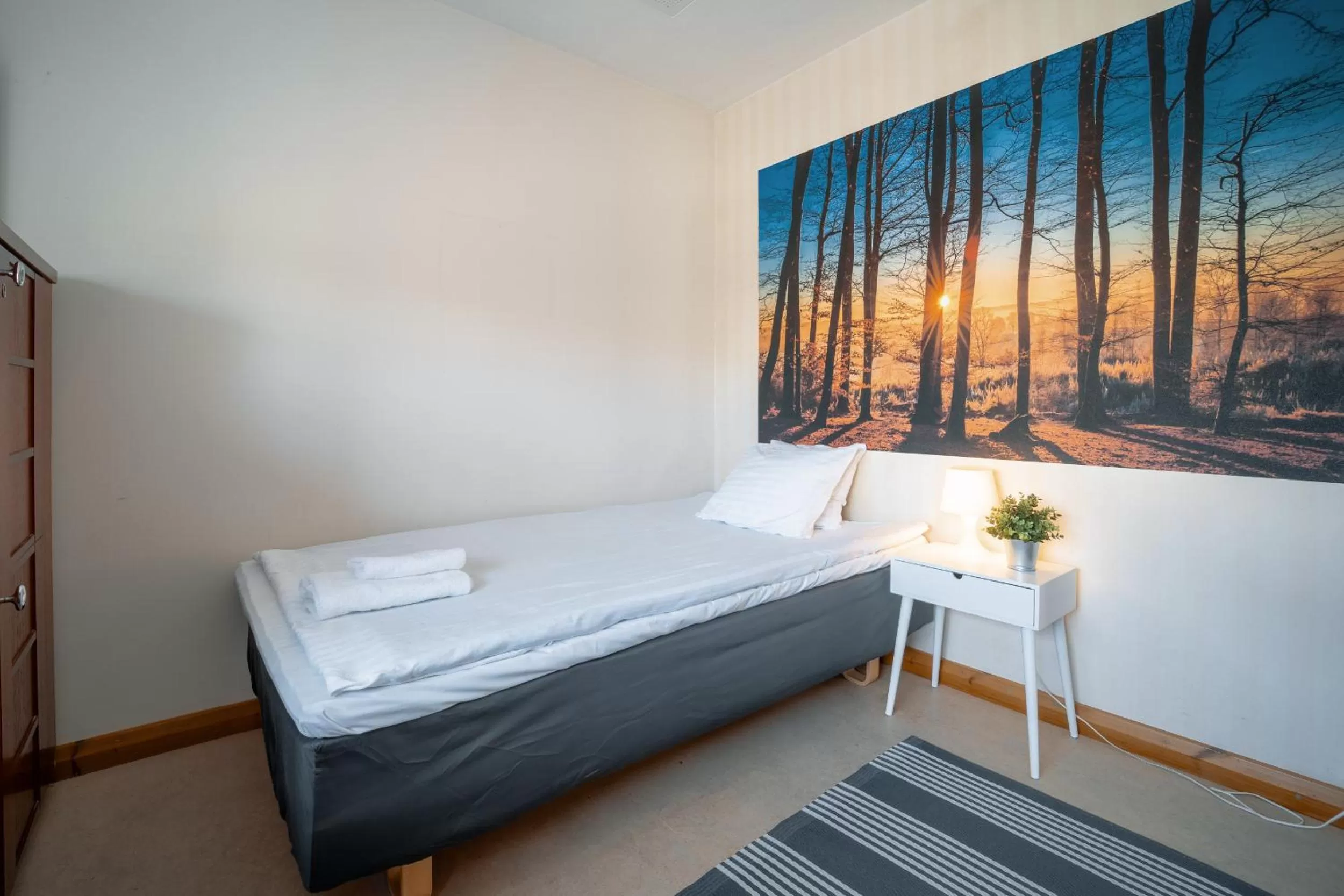 Bed in Hotelli Uninen Kotka