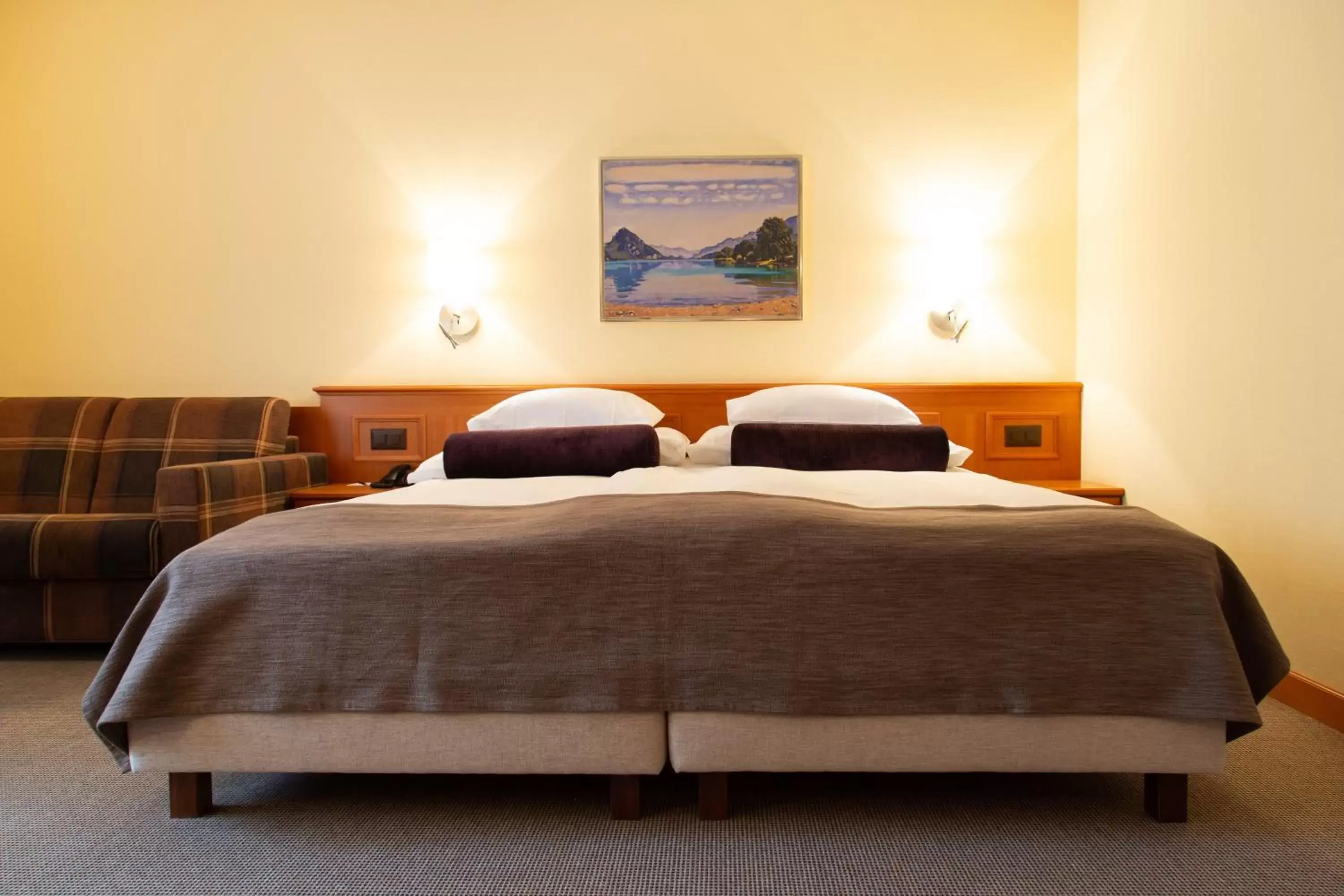 Bed in BEATUS Wellness- & Spa-Hotel