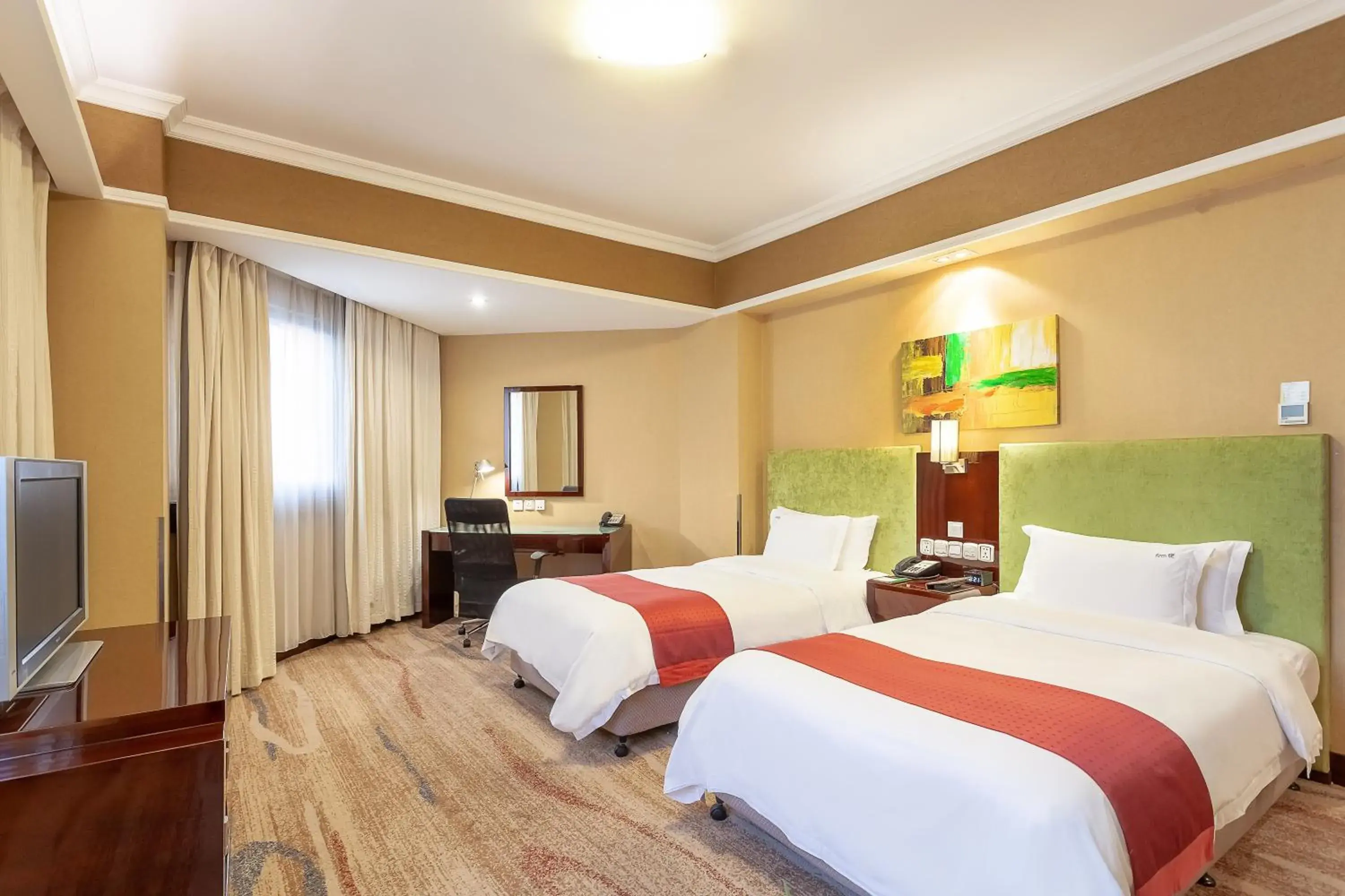 Bed in Holiday Inn Hefei, an IHG Hotel