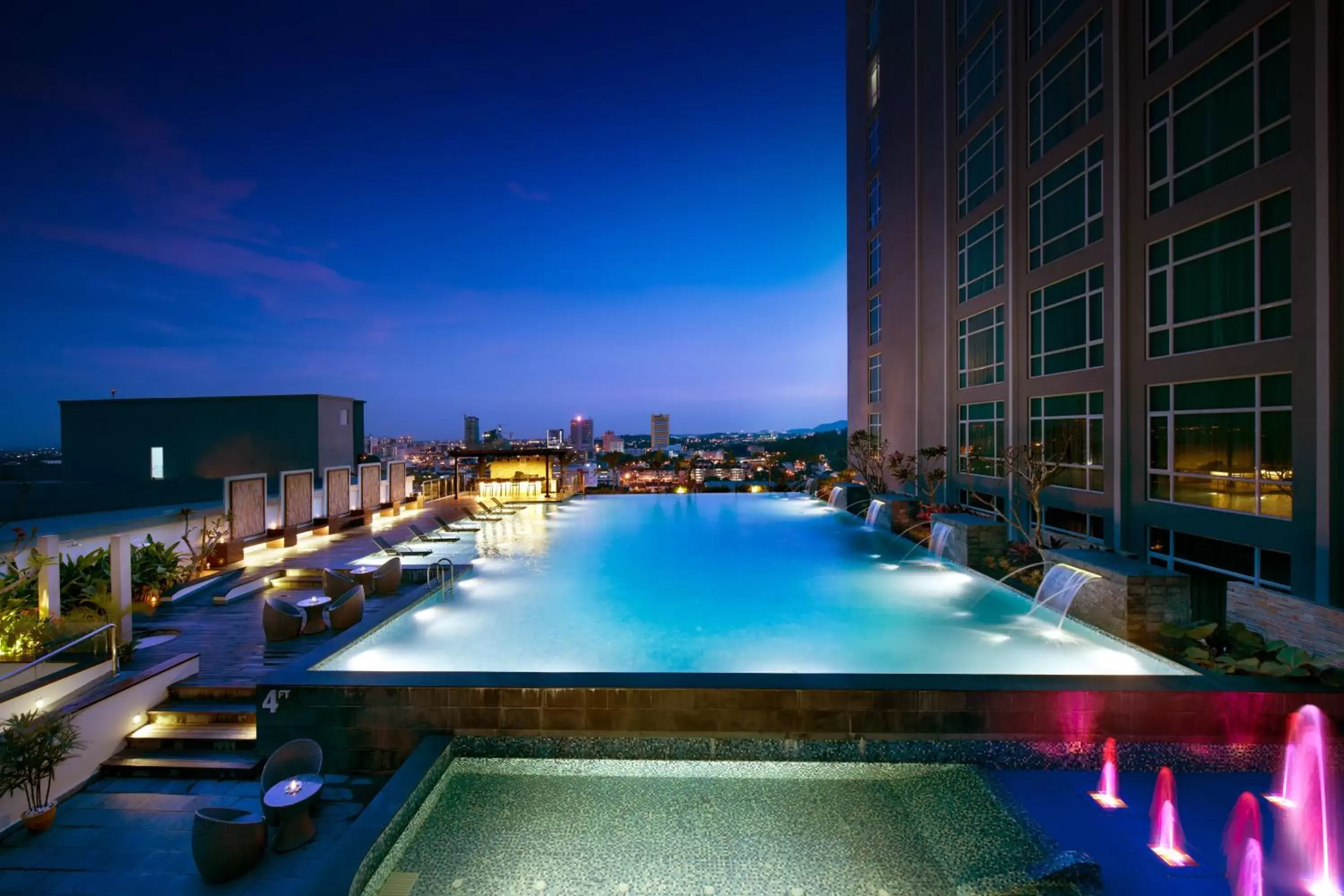 Balcony/Terrace, Swimming Pool in Hatten Hotel Melaka