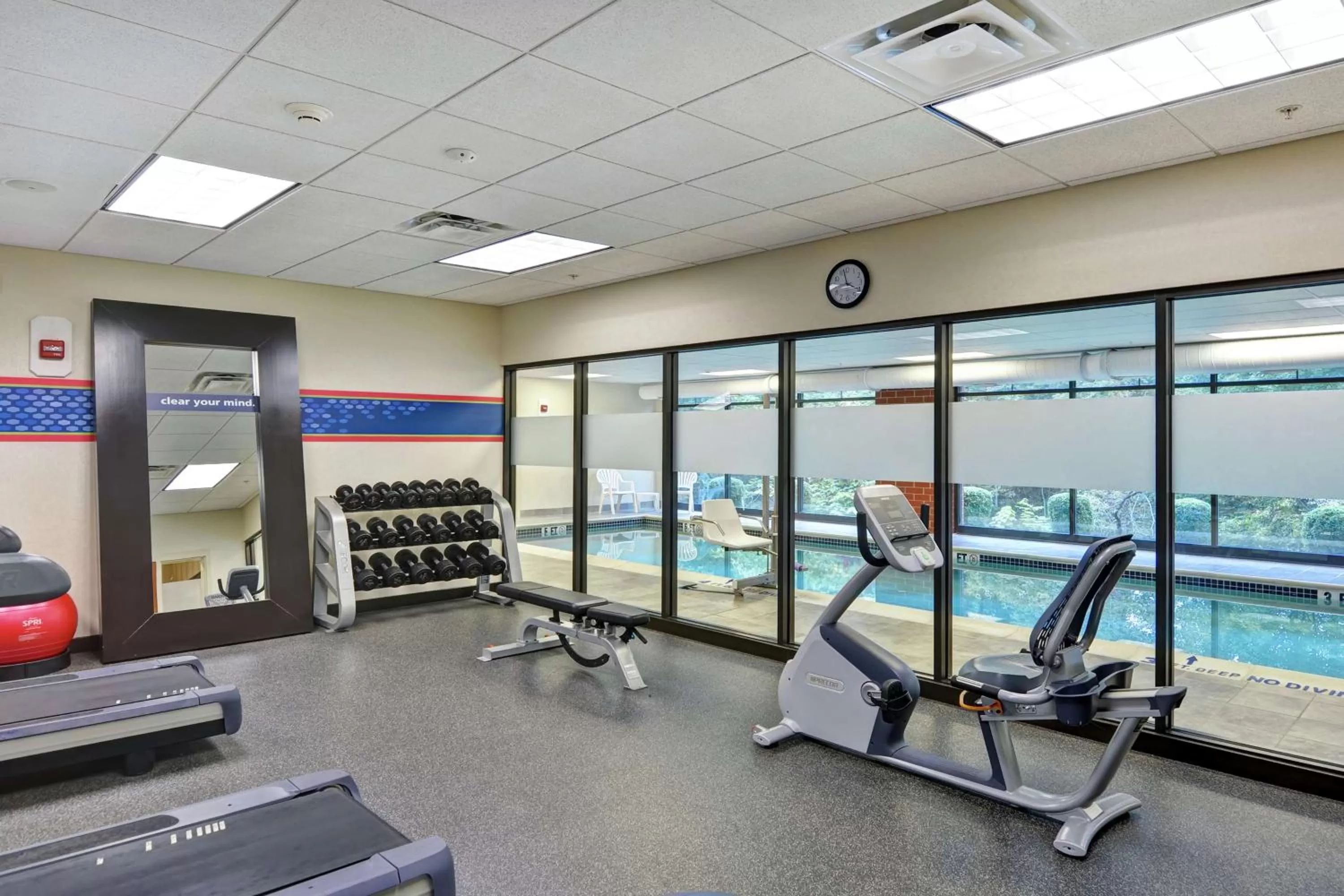 Fitness centre/facilities in Hampton Inn Tunkhannock