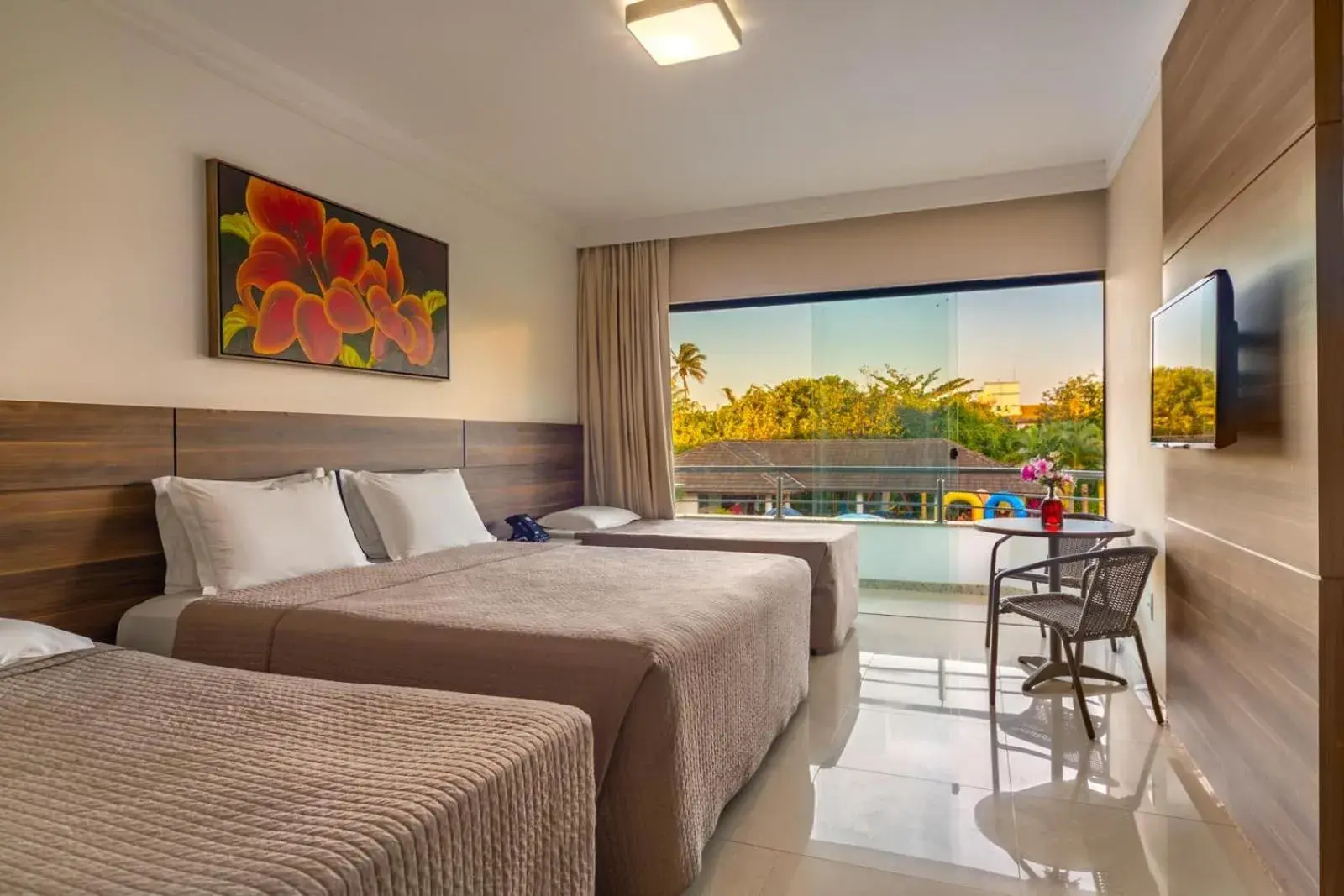 Bed in Transoceanico Praia Hotel Bed in Transoceanico Praia Hotel