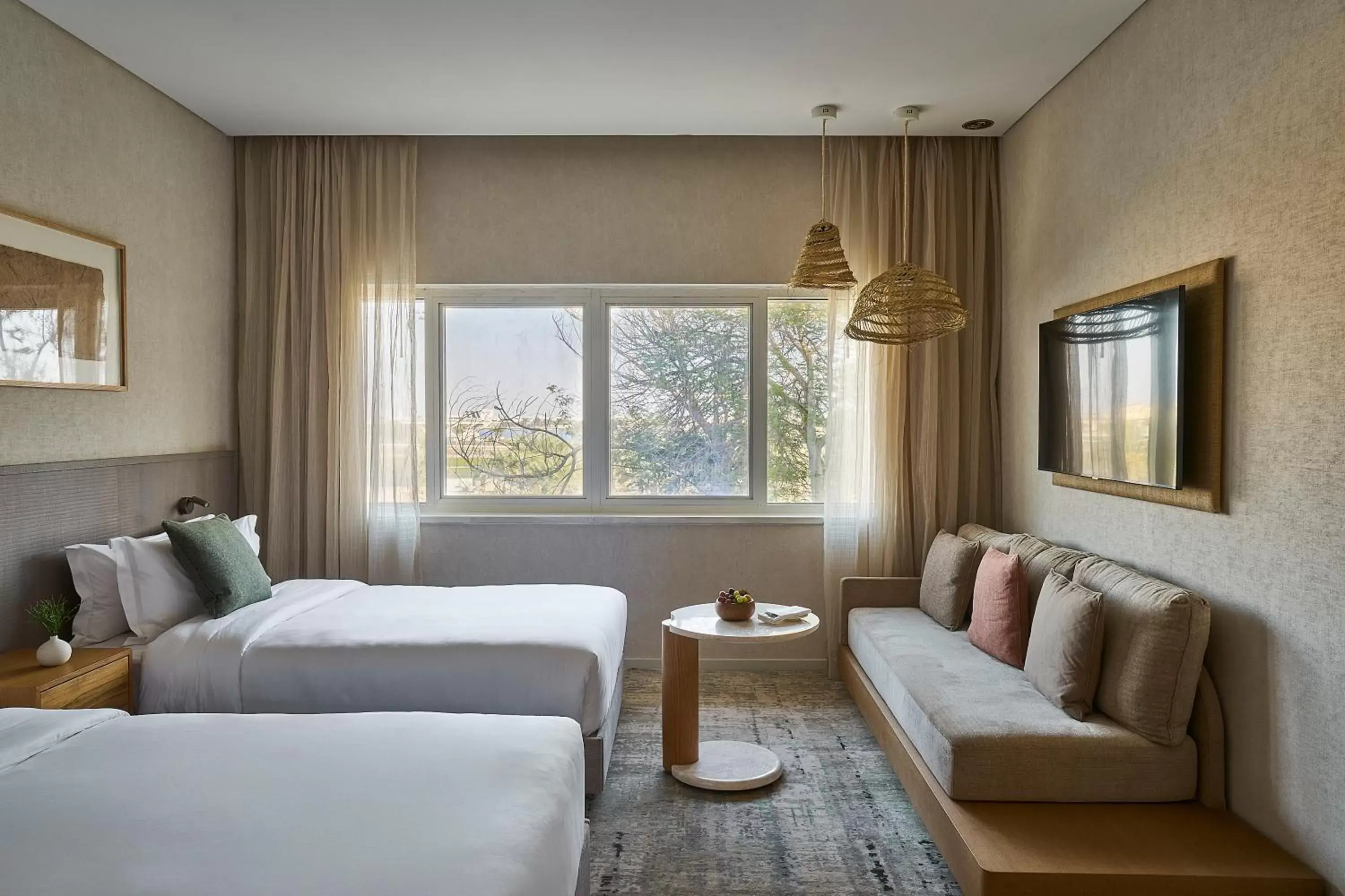 Bedroom, Bed in ERTH Abu Dhabi Hotel Bedroom, Bed in ERTH Abu Dhabi Hotel