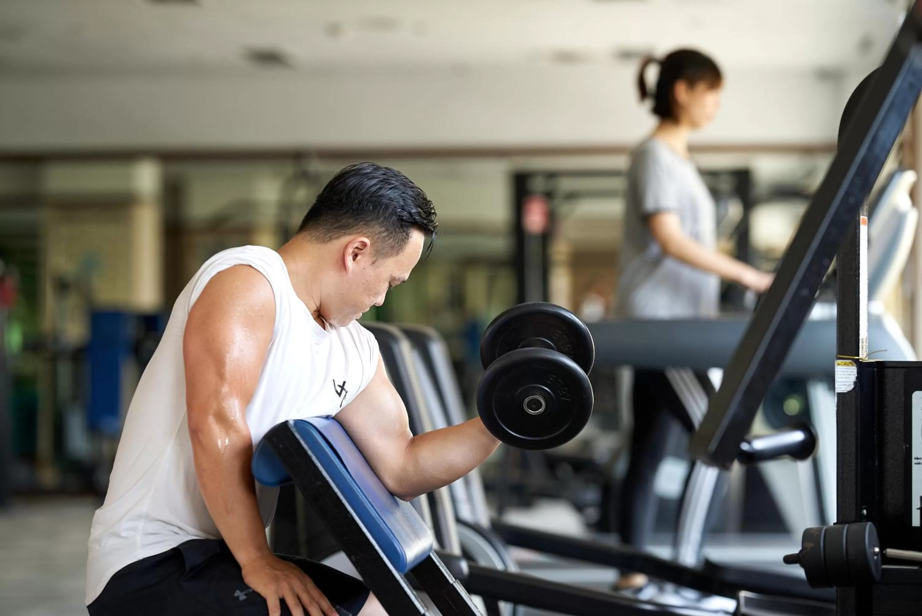 Fitness centre/facilities in The Howard Plaza Hotel Taipei