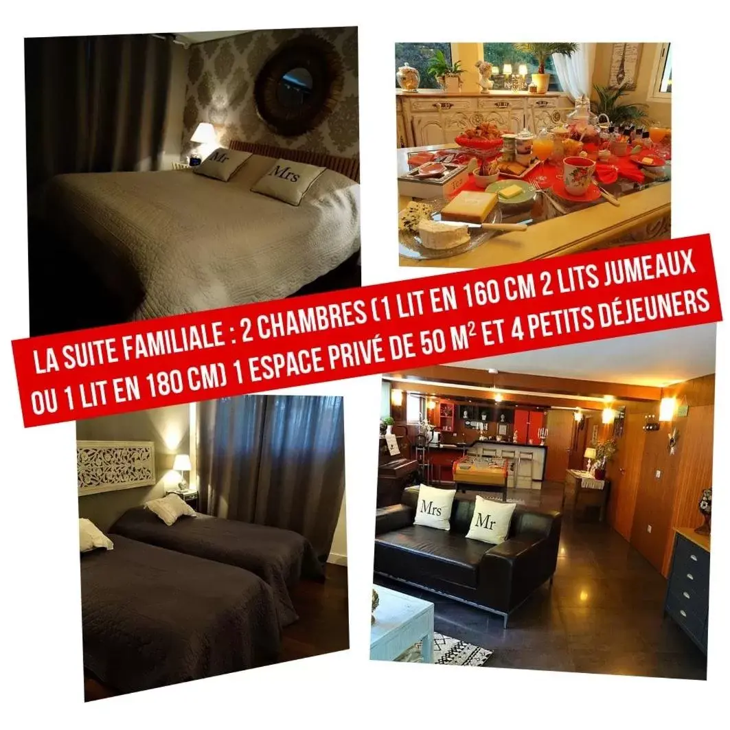 Bedroom in Villa La Clef Des Champs