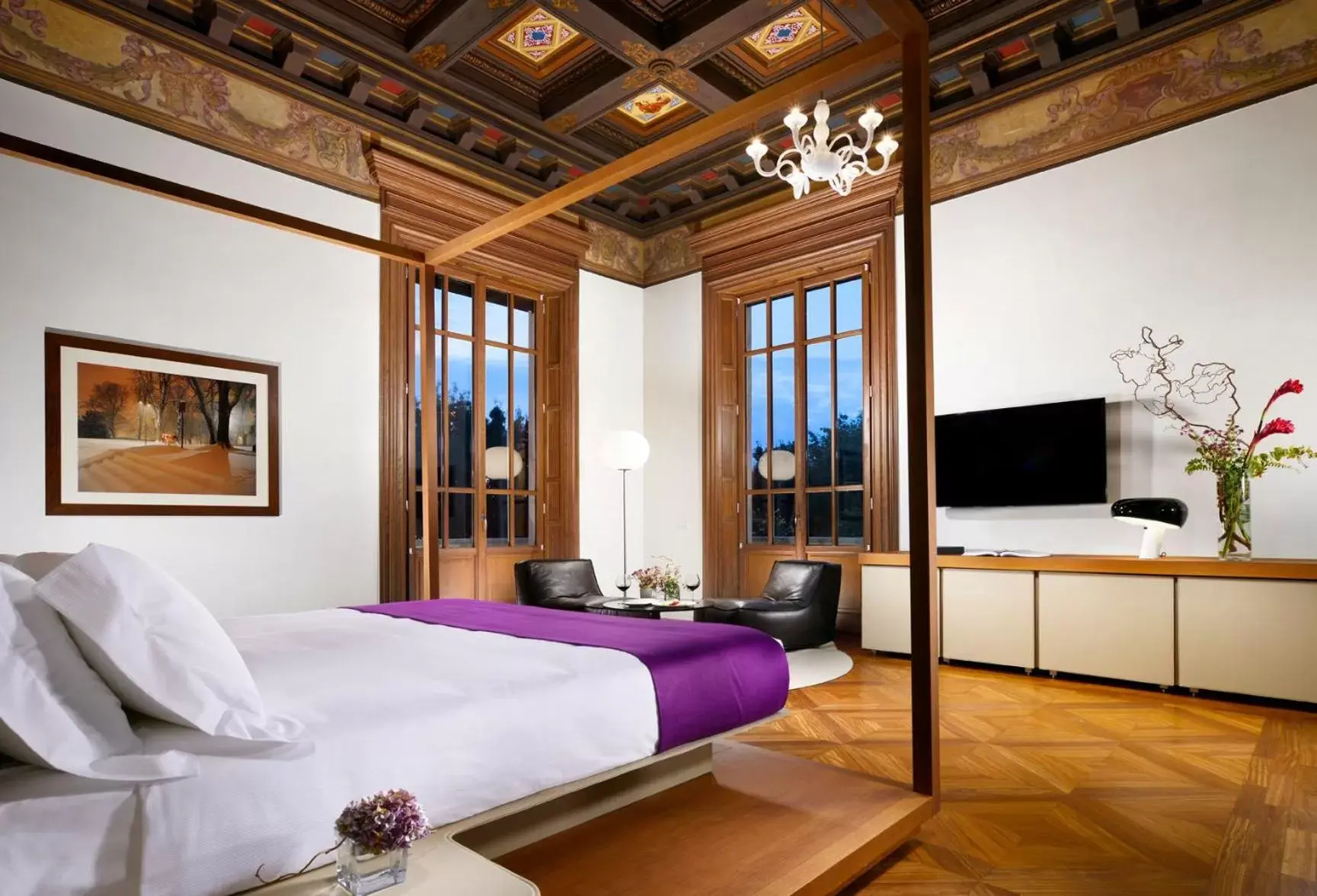 TV and multimedia, Bed in Palazzo Montemartini Rome, A Radisson Collection Hotel