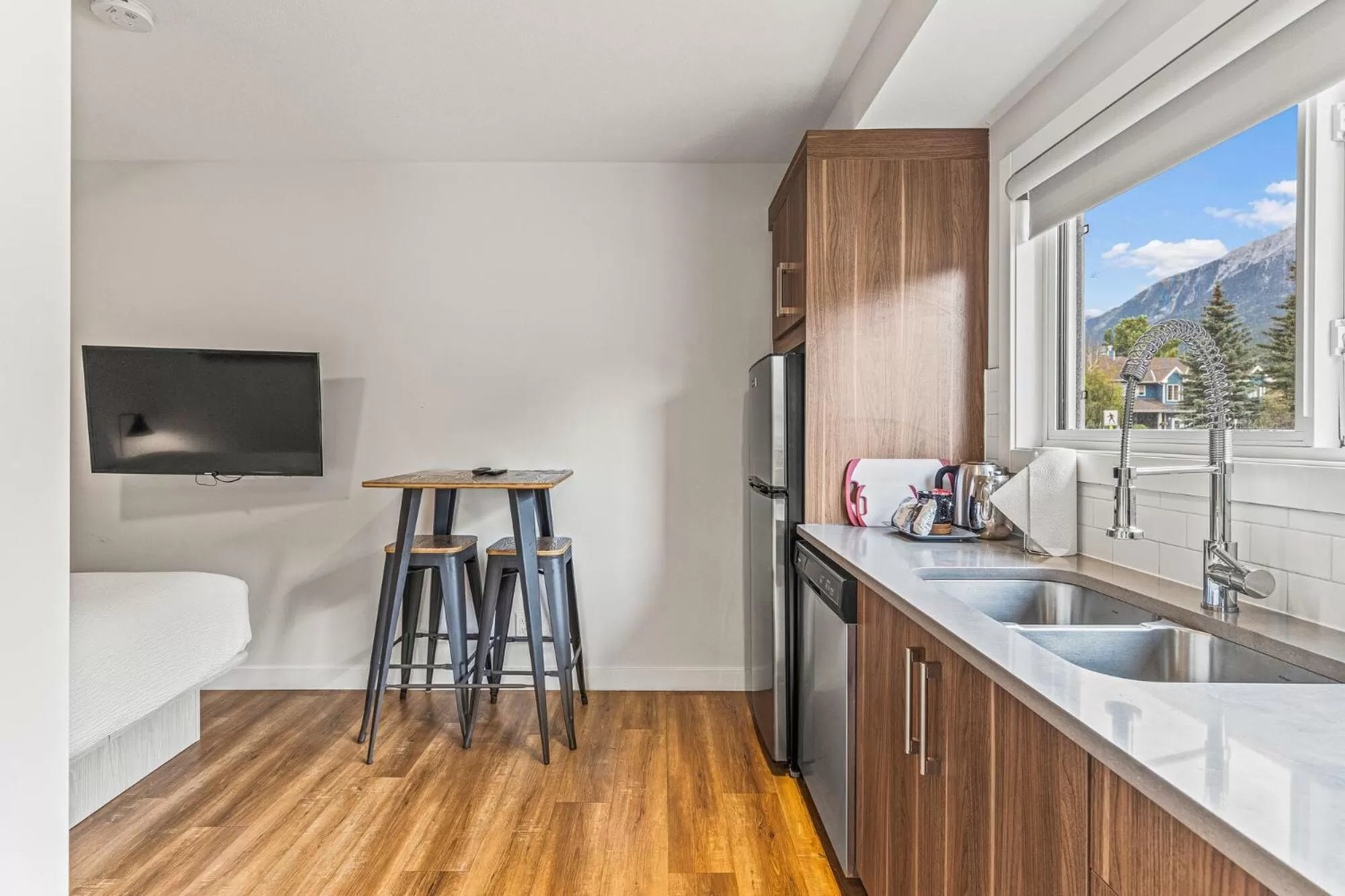 kitchen in Basecamp Resorts Canmore
