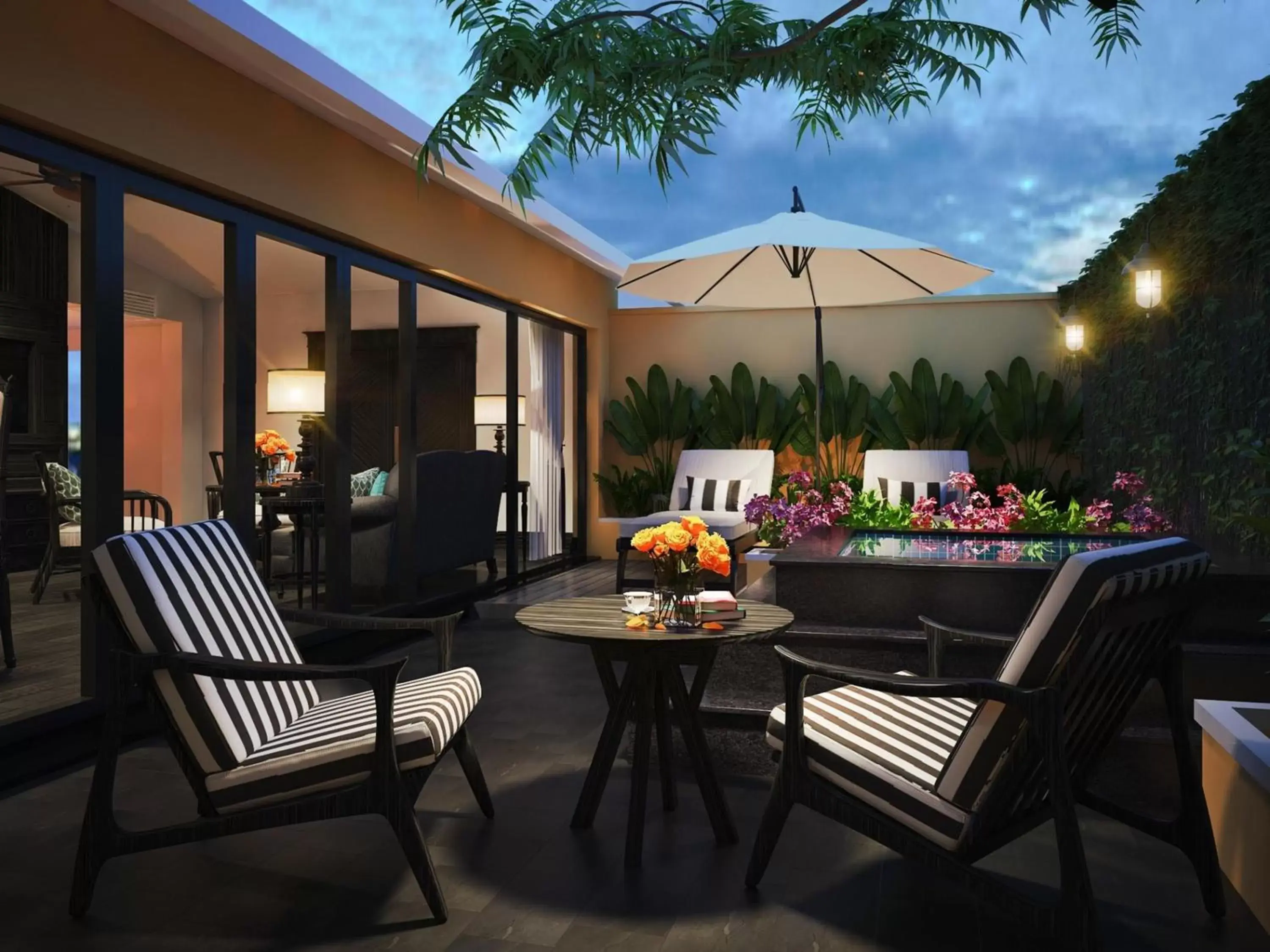 Balcony/Terrace in Anio Boutique Hotel Hoian