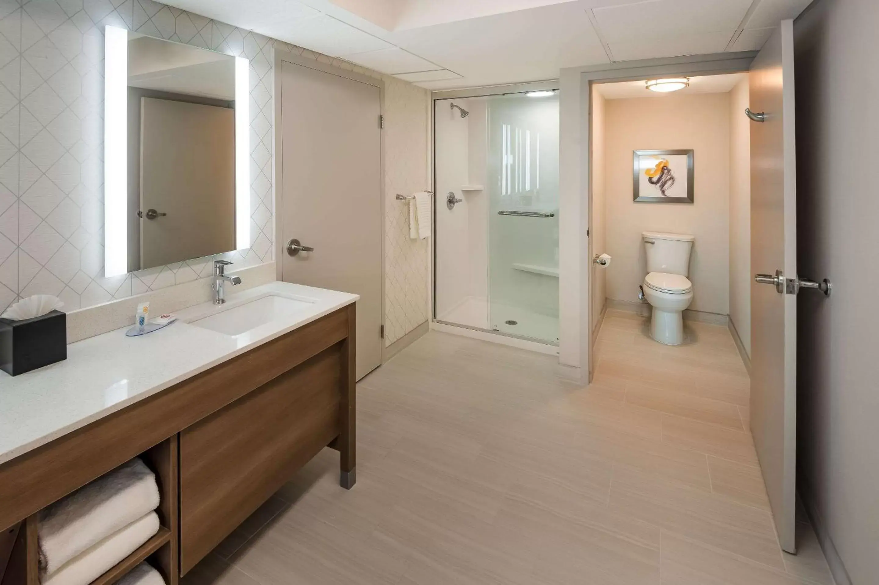 Bedroom, Bathroom in Comfort Inn & Suites Fishers - Indianapolis