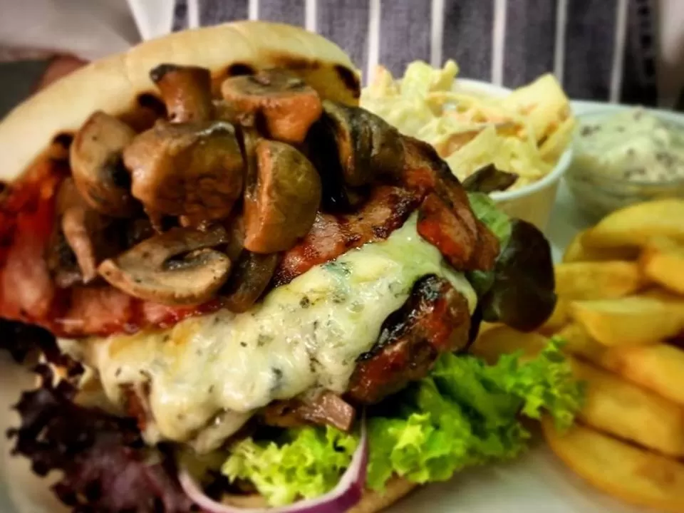 Dining area in The Dog & Crook