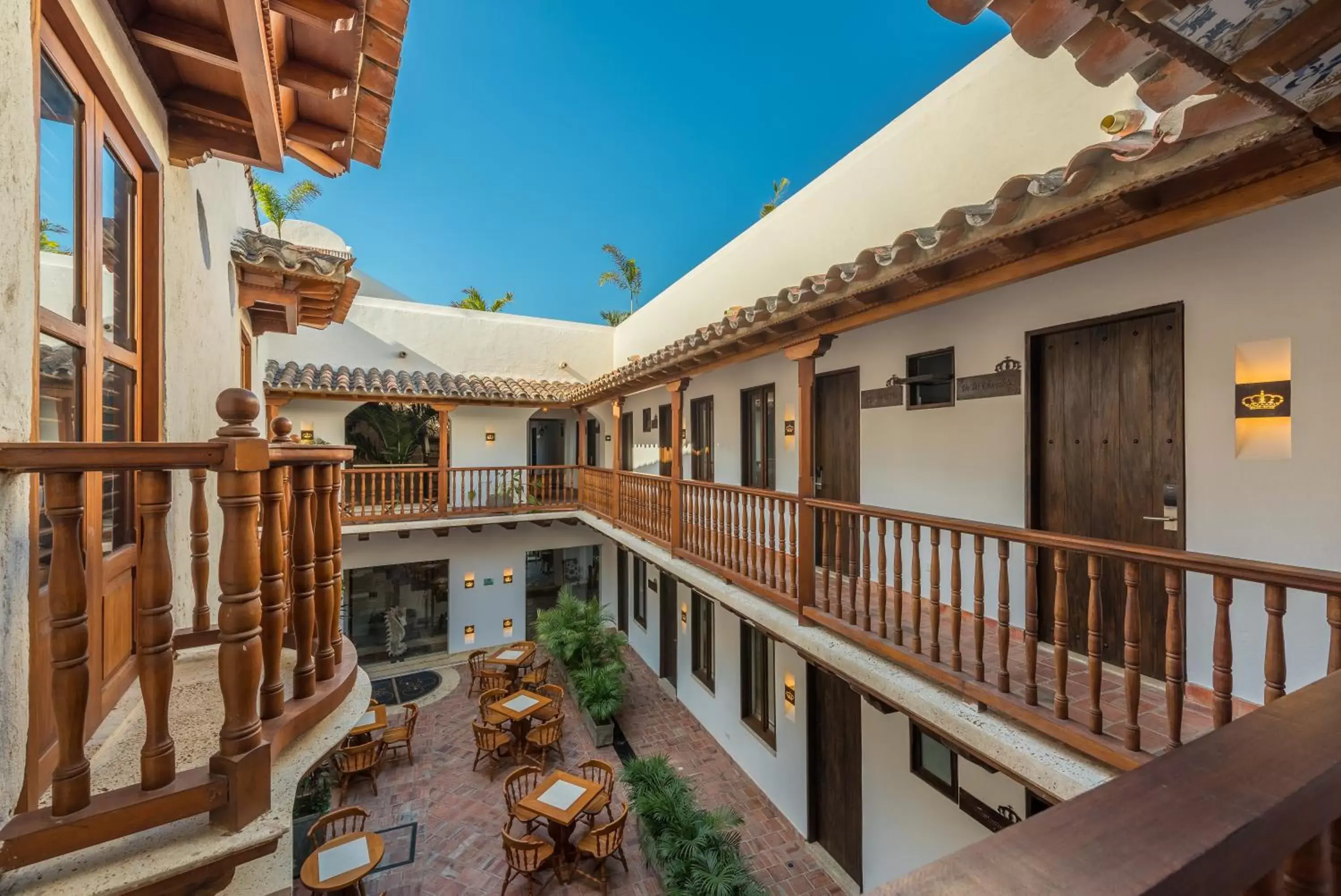 Balcony/Terrace in Getsemani Cartagena Hotel