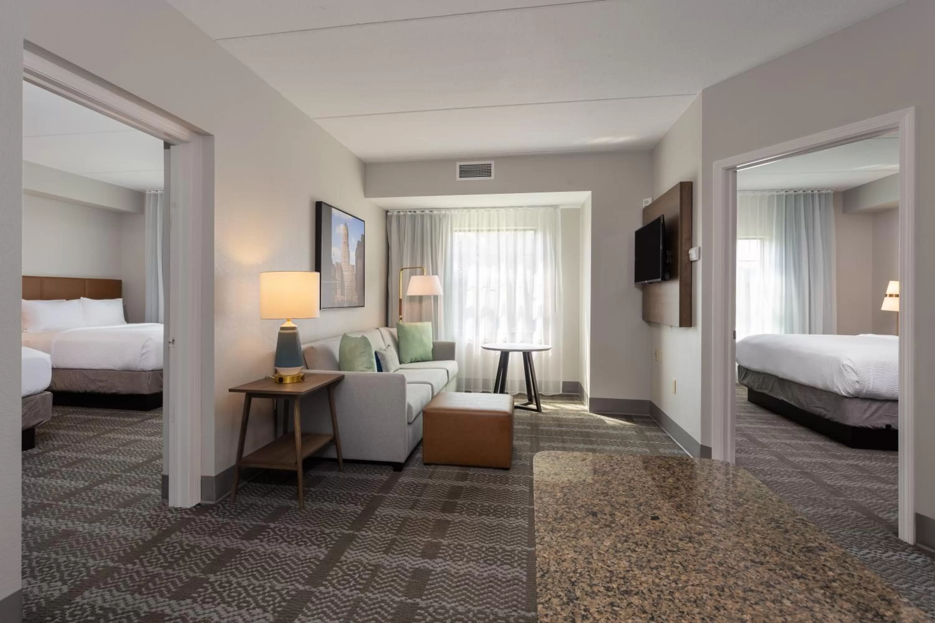 Bed in Staybridge Suites Buffalo by IHG