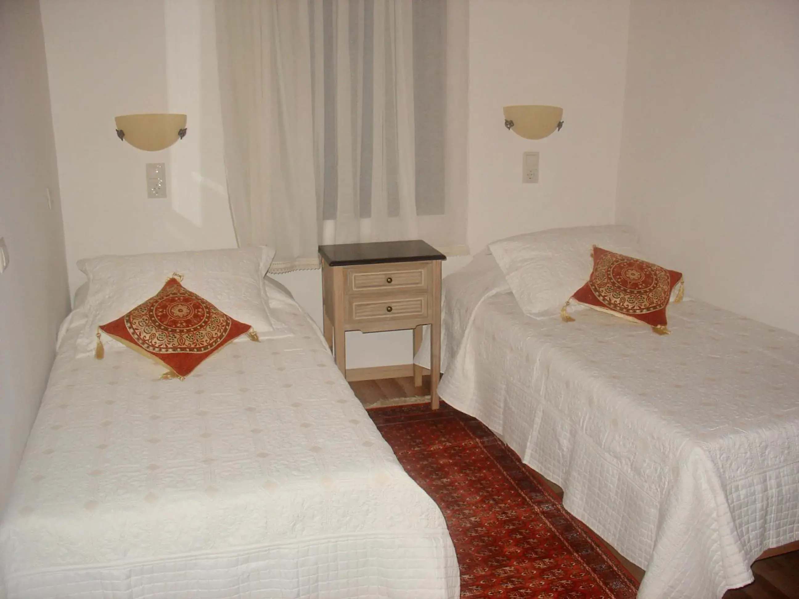 Bed in Evdokia Hotel