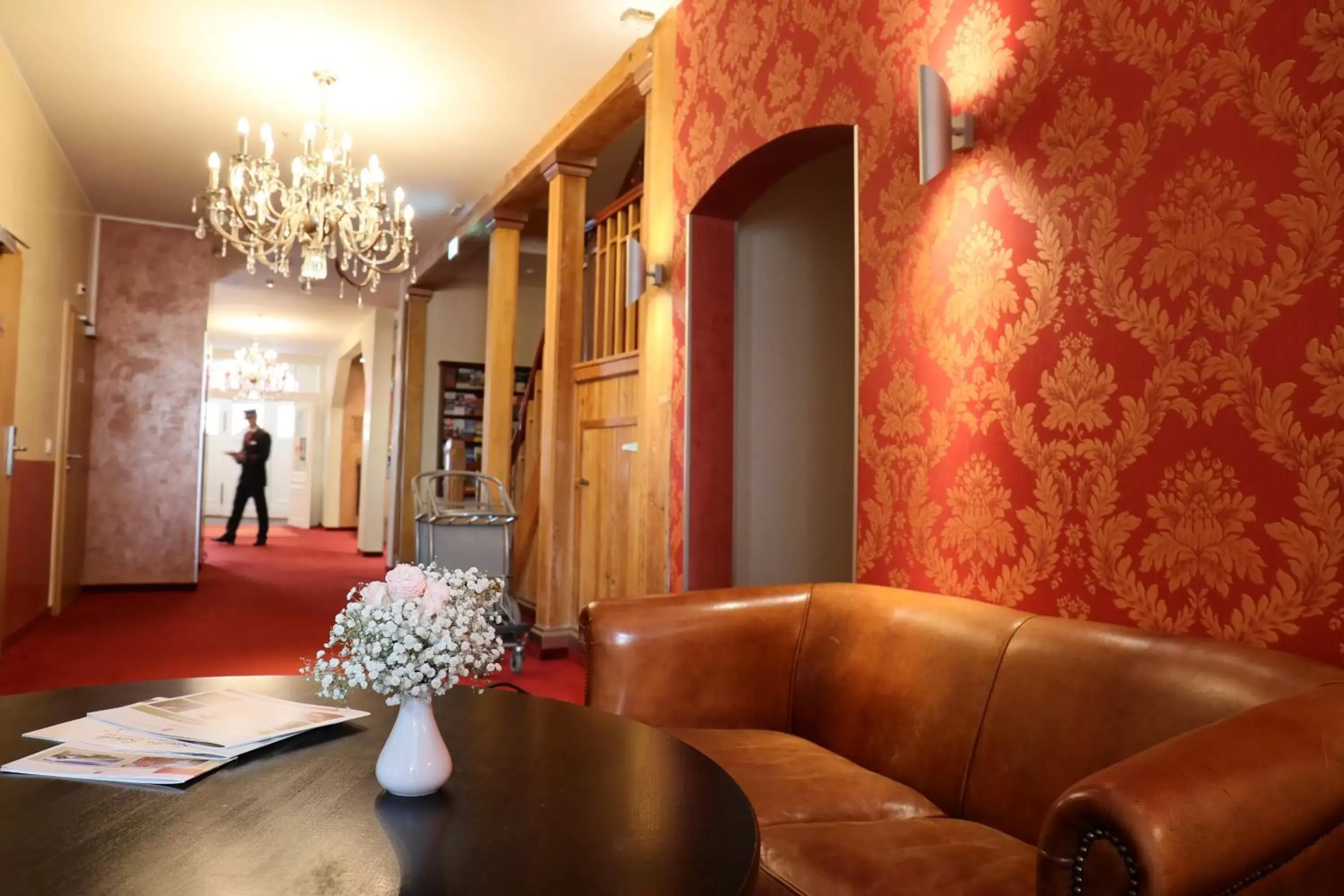 Lobby or reception, Seating Area in Romantik Hotel Scheelehof Stralsund