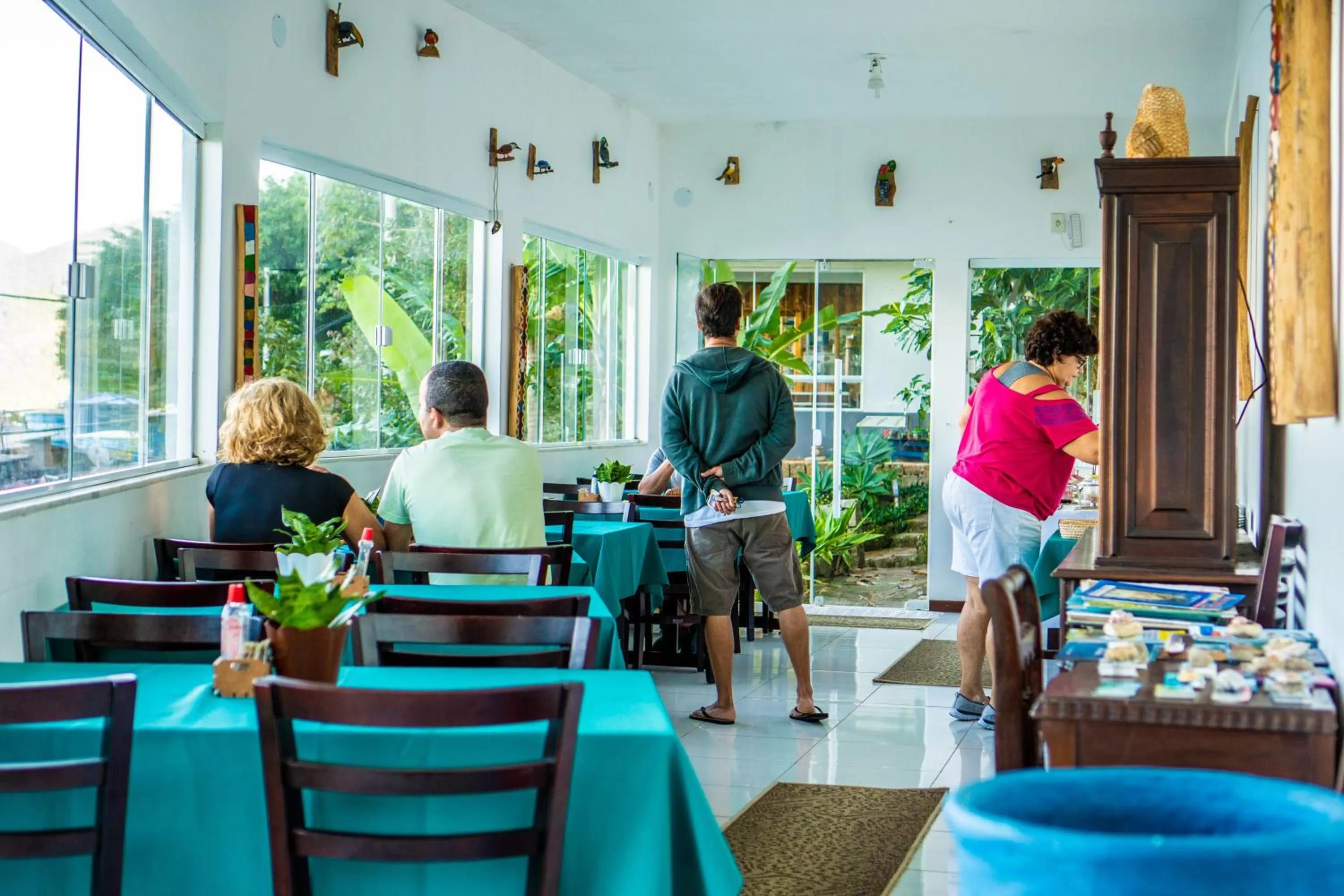 group of guests in Pousada Piquara