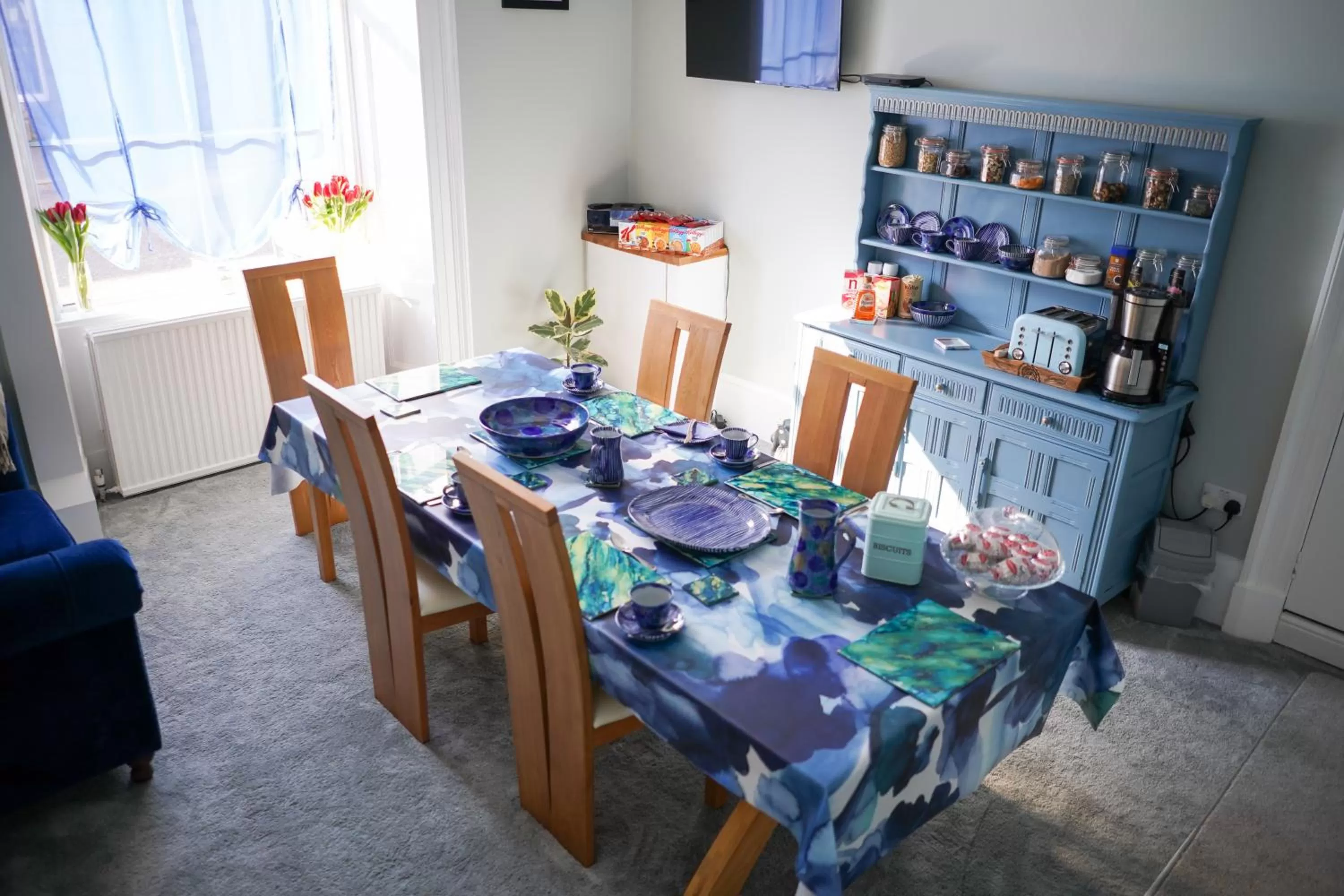 Dining area in The Art Bank