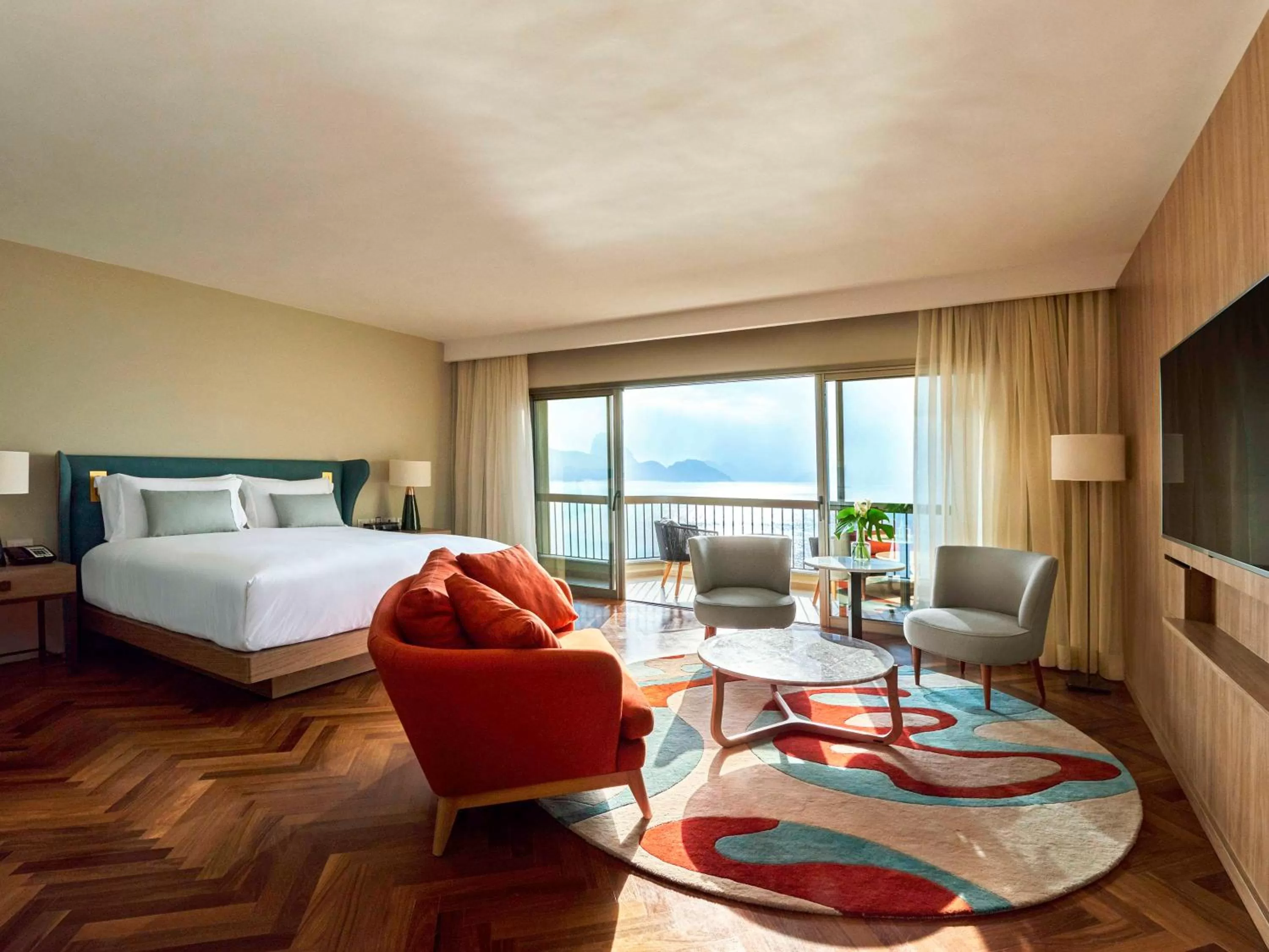 Junior Gold King Suite with Sea View in Fairmont Rio de Janeiro Copacabana