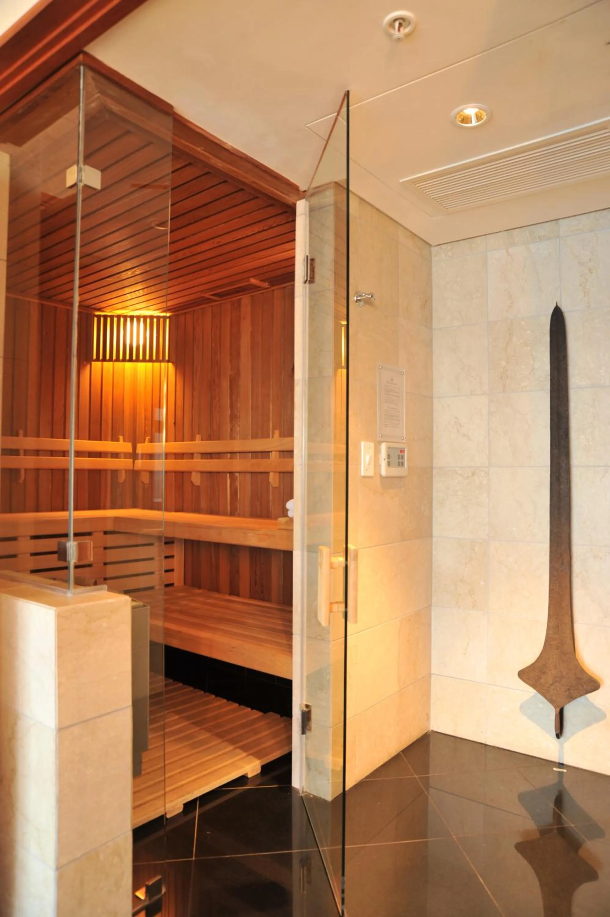 Sauna in Arabella Hotel, Golf and Spa