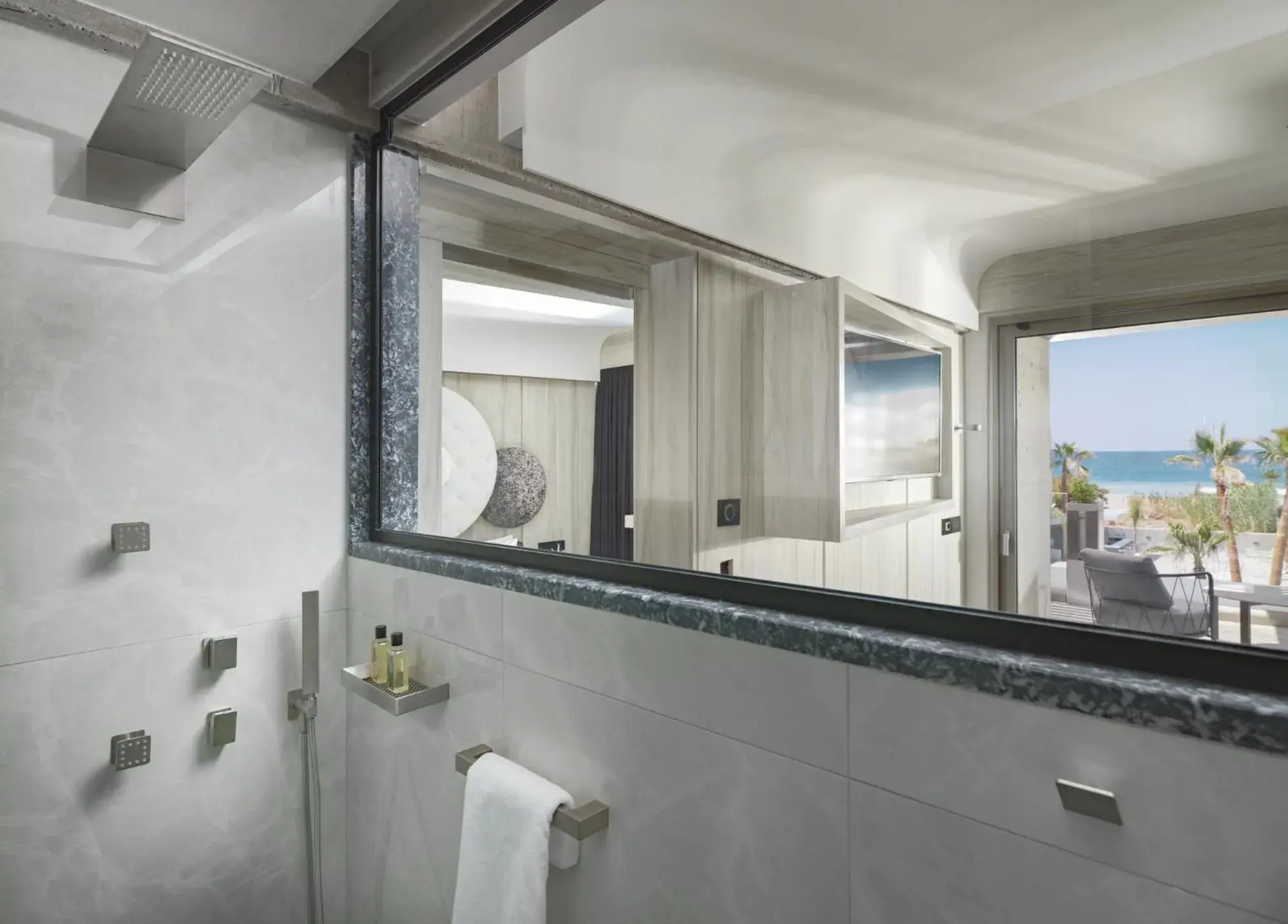 Bathroom in Nautilux Rethymno by Mage Hotels