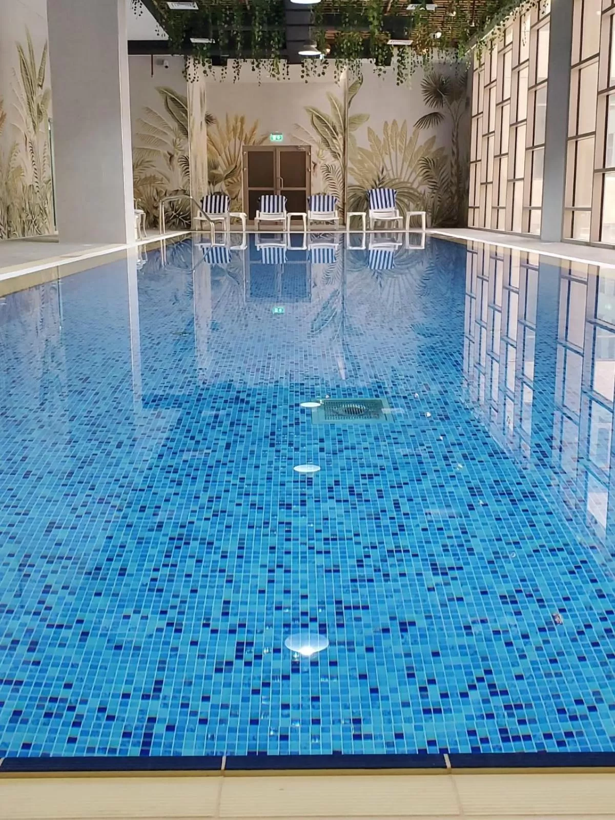 Decorative detail in Al Kout Beach Hotel