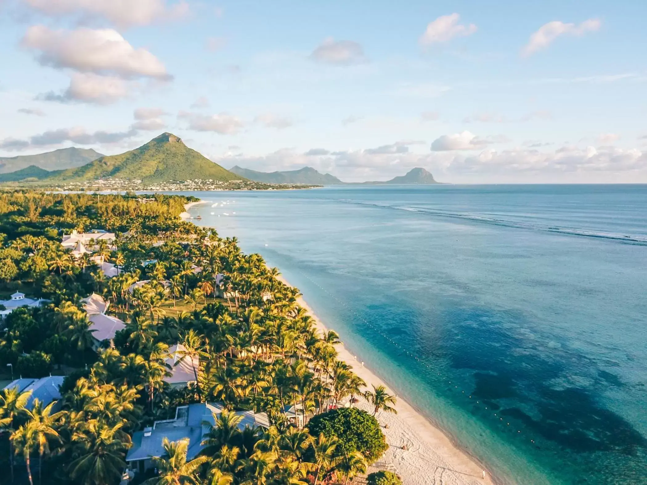 Natural landscape, Bird's-eye View in Sugar Beach Mauritius