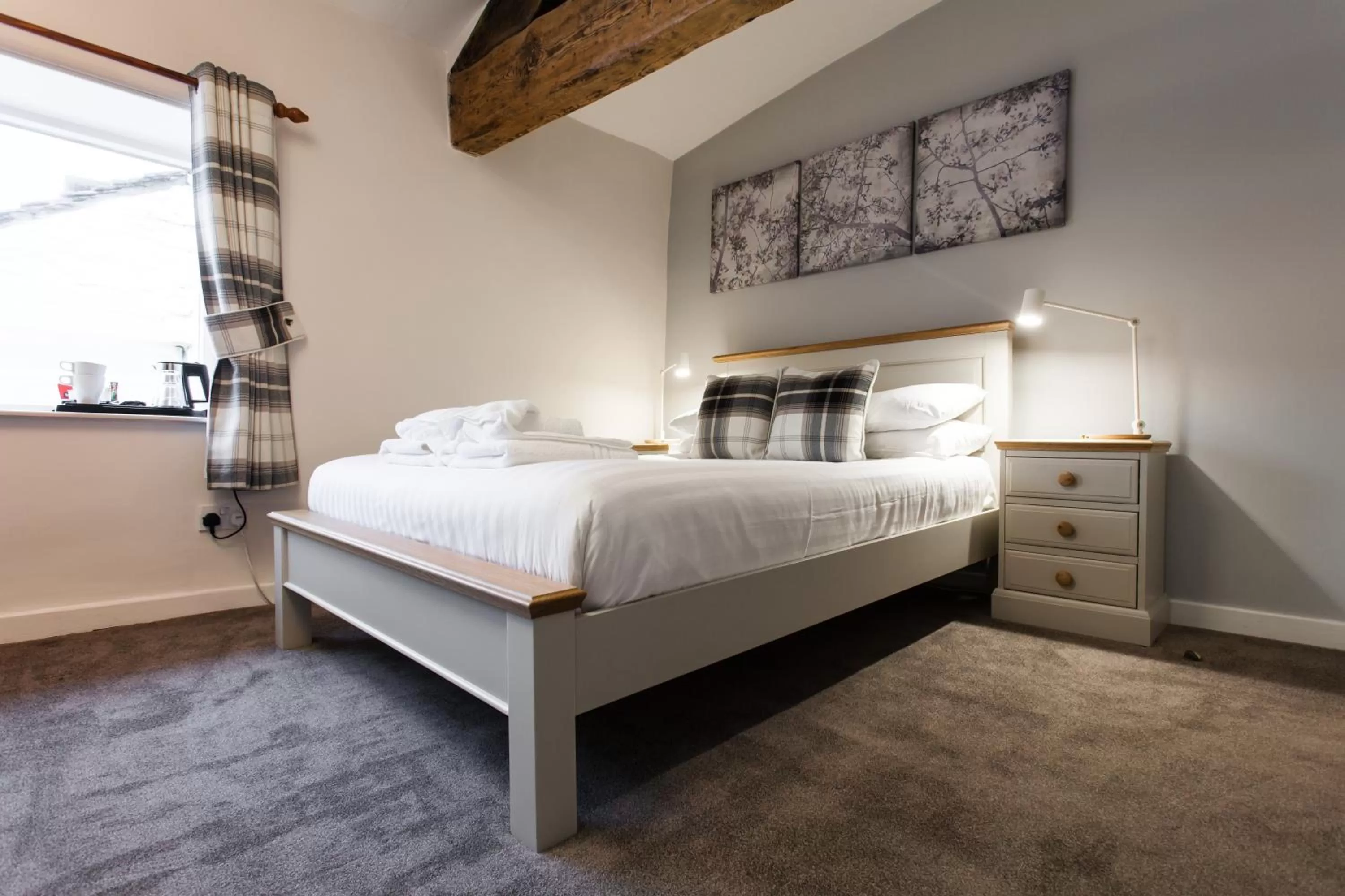 Bed in Black Horse Hotel