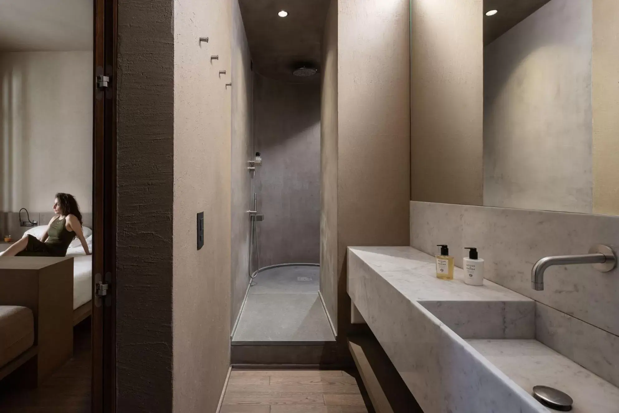 Bathroom in Hotel dei Barbieri