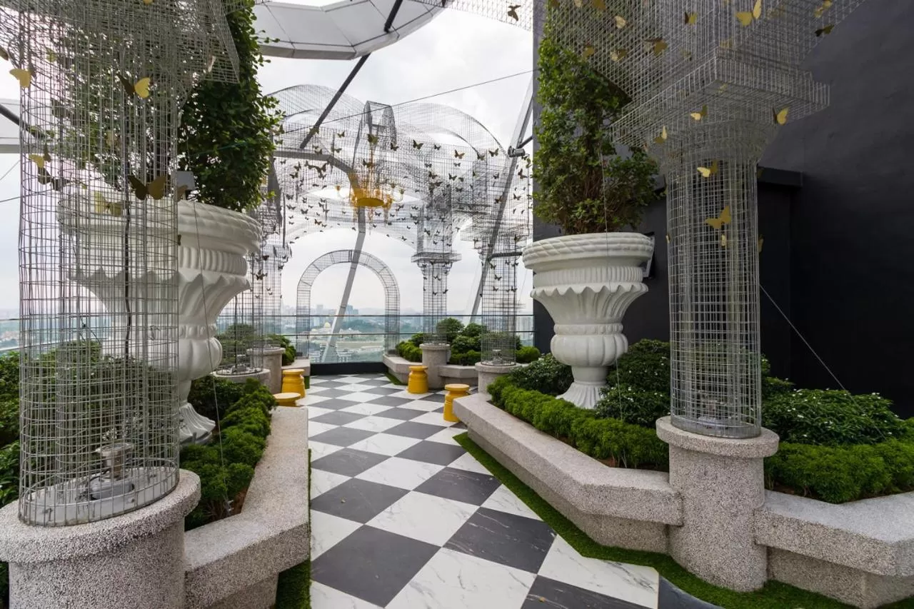 Garden view in Arte Mont Kiara Hotel Suite